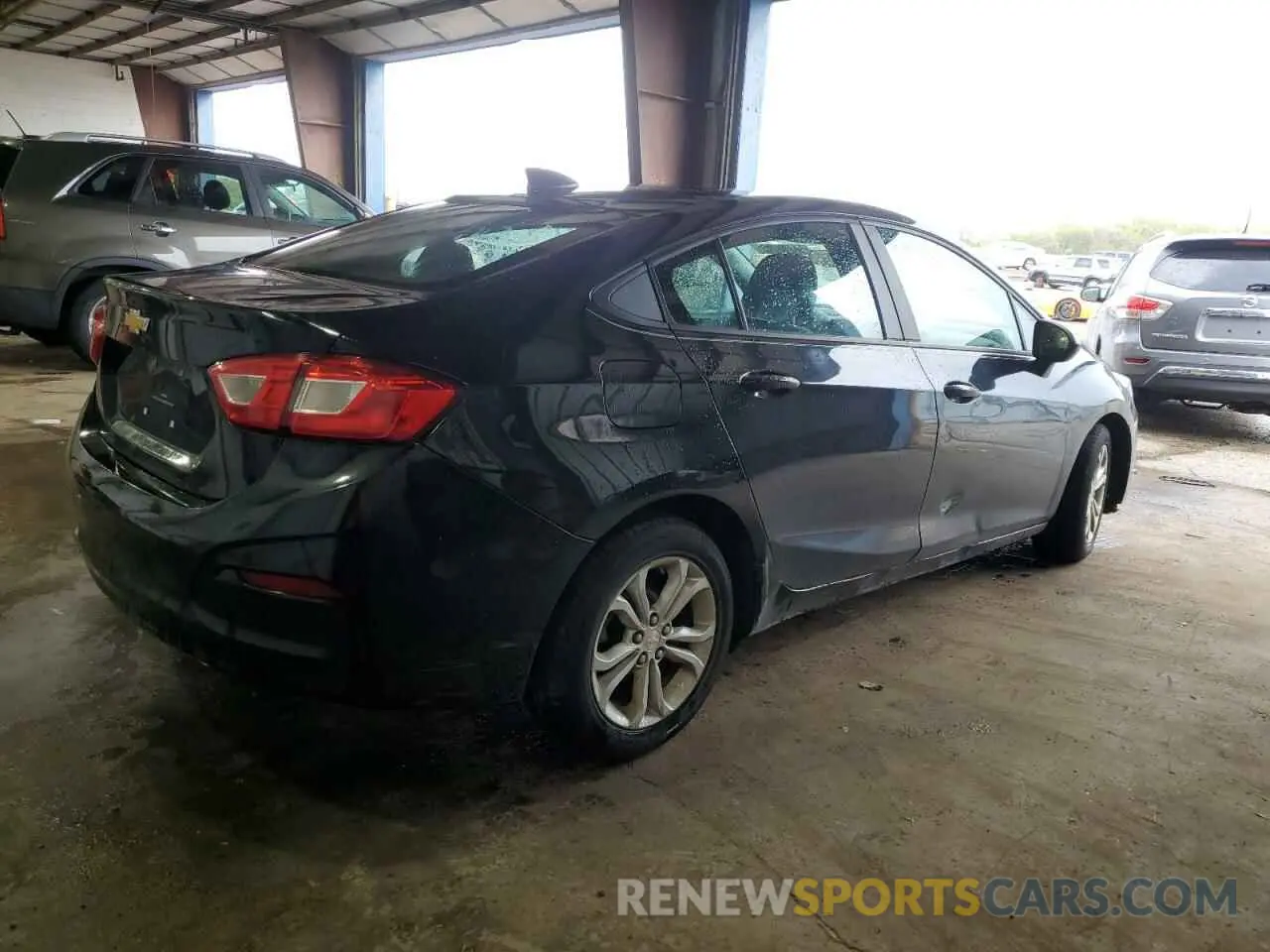 3 Photograph of a damaged car 1G1BC5SM3K7152399 CHEVROLET CRUZE 2019