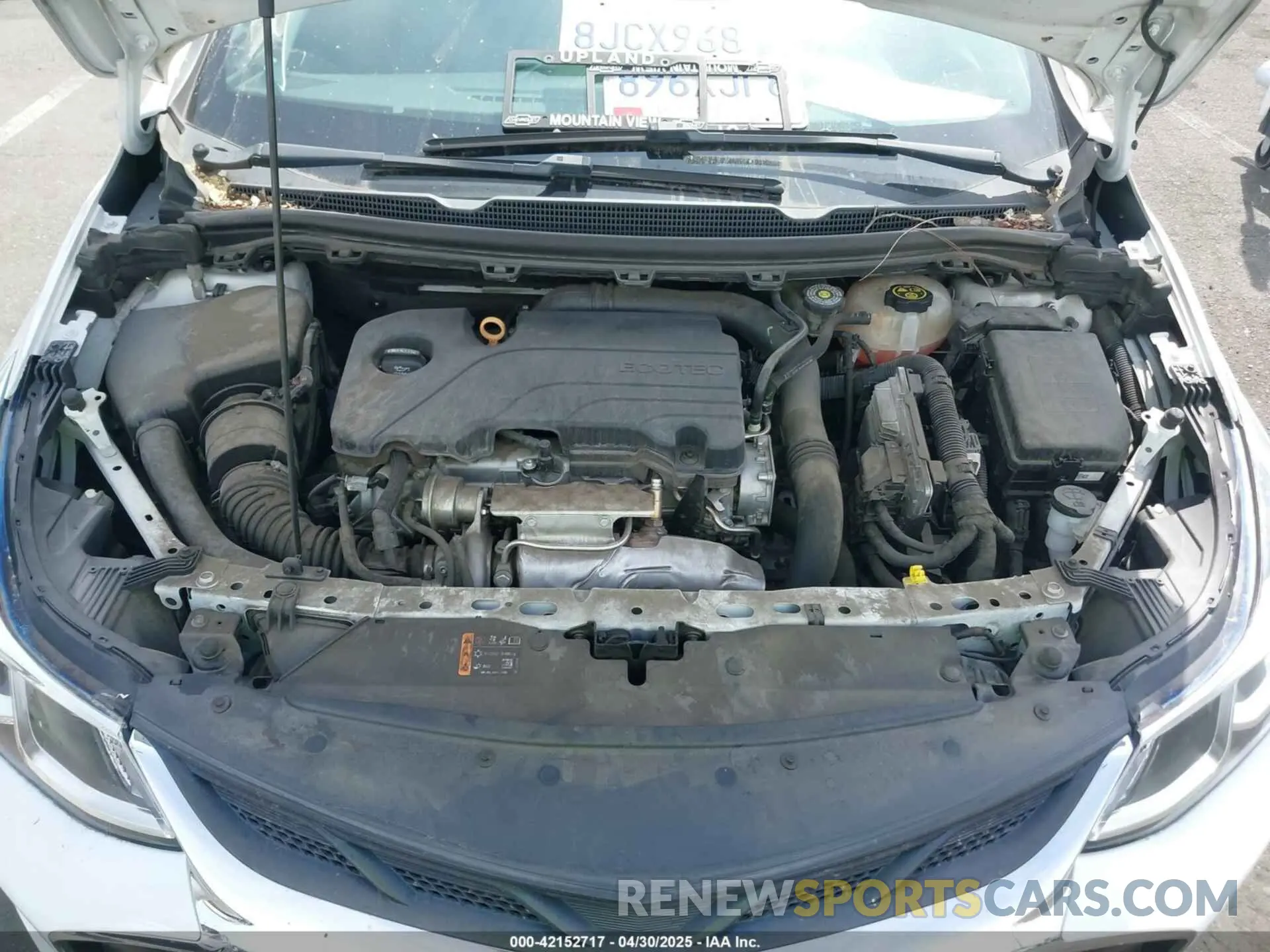 10 Photograph of a damaged car 1G1BC5SM4K7125115 CHEVROLET CRUZE 2019