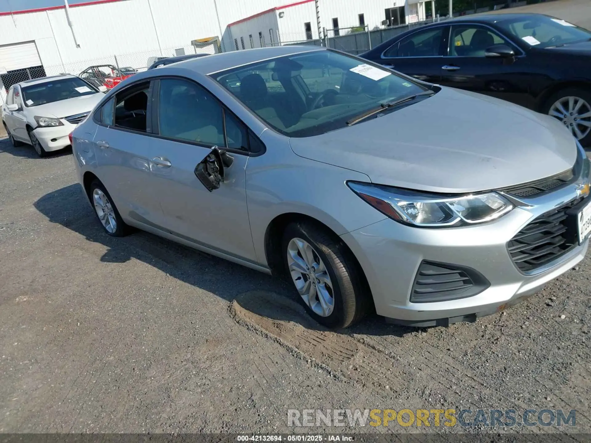 1 Photograph of a damaged car 1G1BC5SM4K7150130 CHEVROLET CRUZE 2019