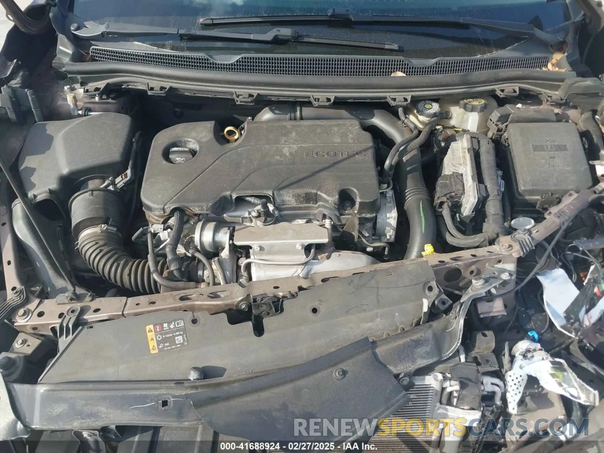 10 Photograph of a damaged car 1G1BC5SM5K7106699 CHEVROLET CRUZE 2019