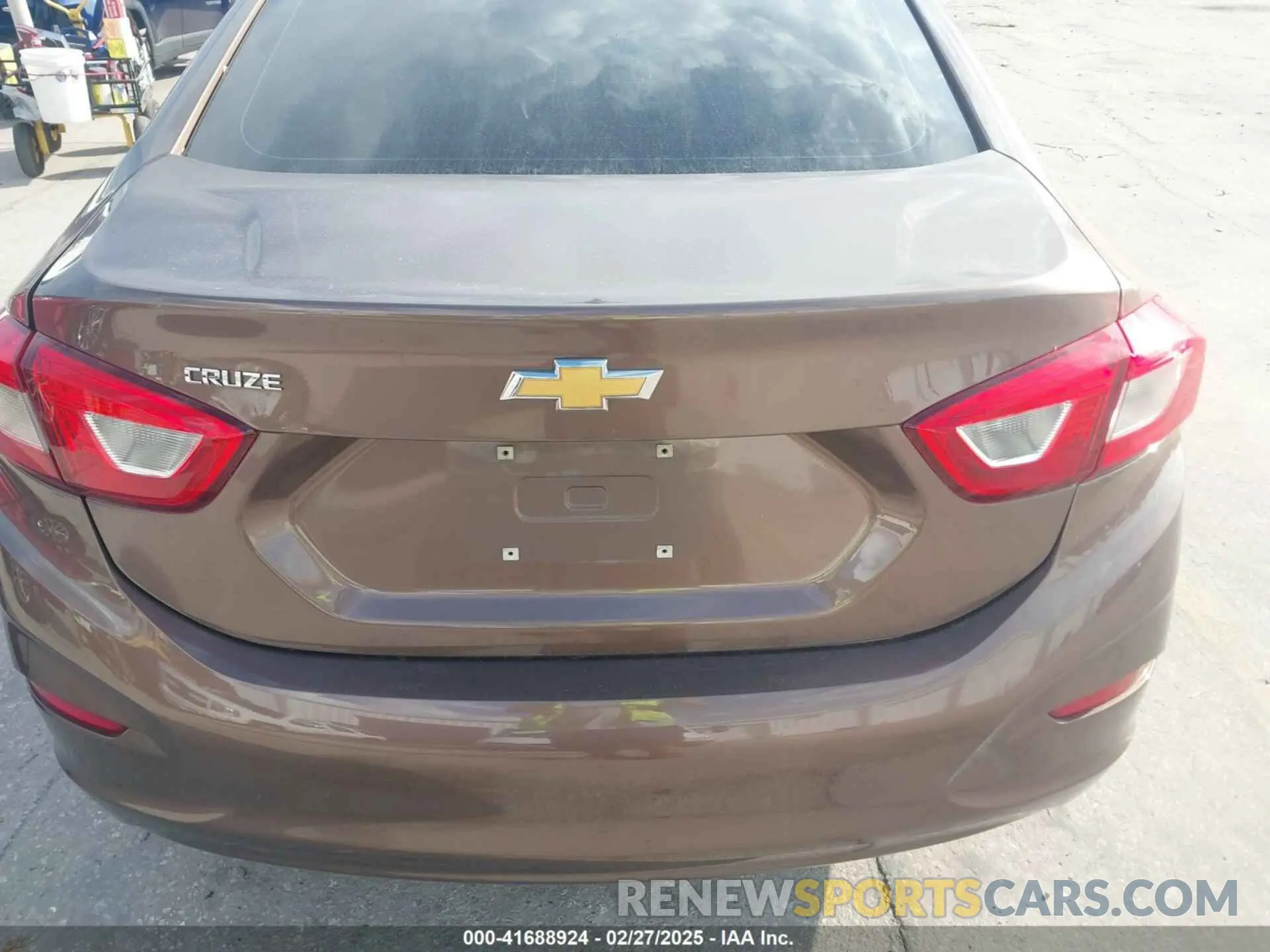 16 Photograph of a damaged car 1G1BC5SM5K7106699 CHEVROLET CRUZE 2019