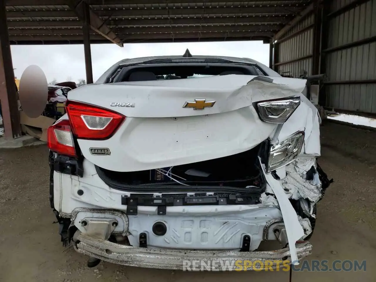 6 Photograph of a damaged car 1G1BC5SM5K7107111 CHEVROLET CRUZE 2019