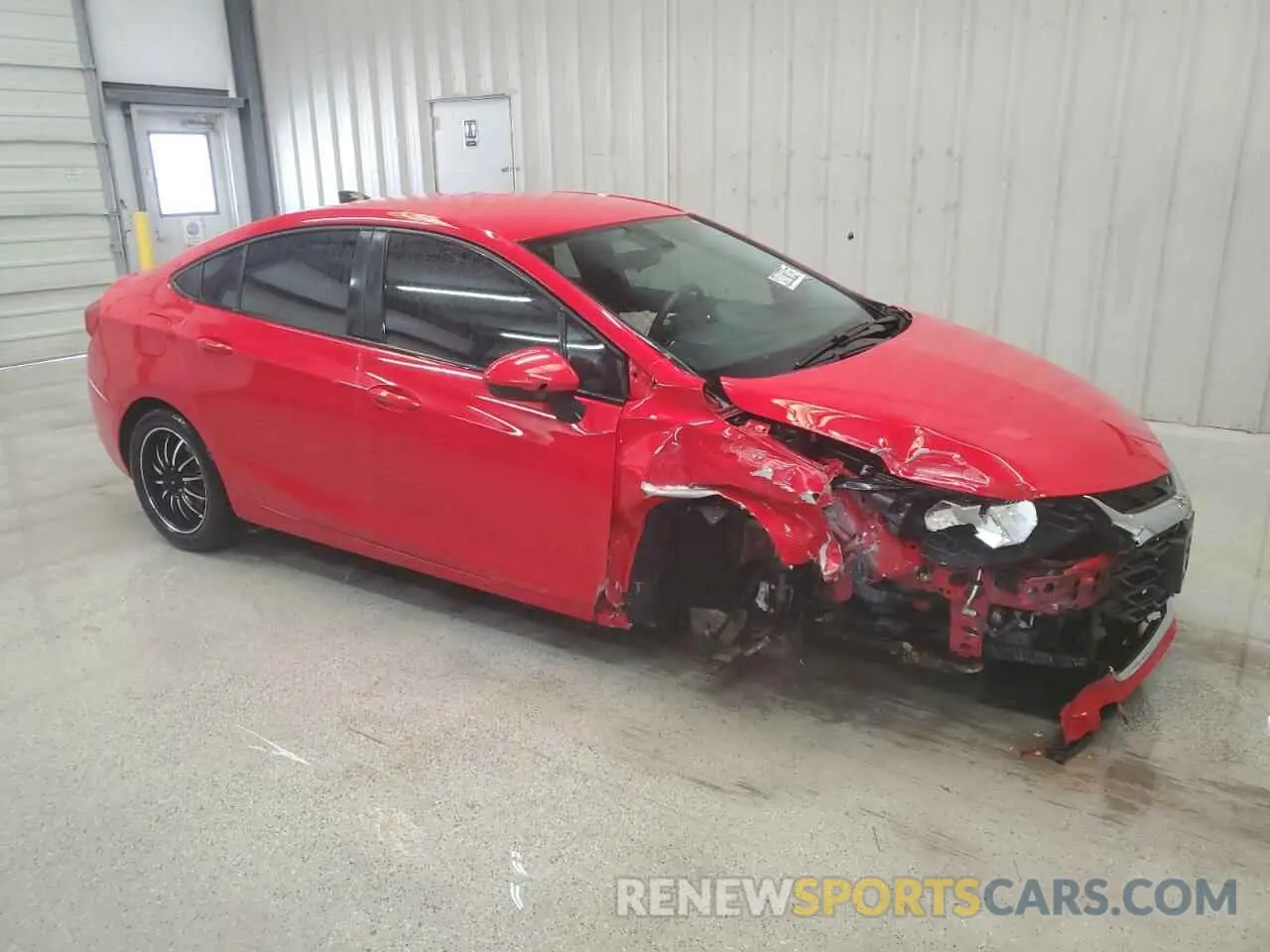 4 Photograph of a damaged car 1G1BC5SM5K7114236 CHEVROLET CRUZE 2019
