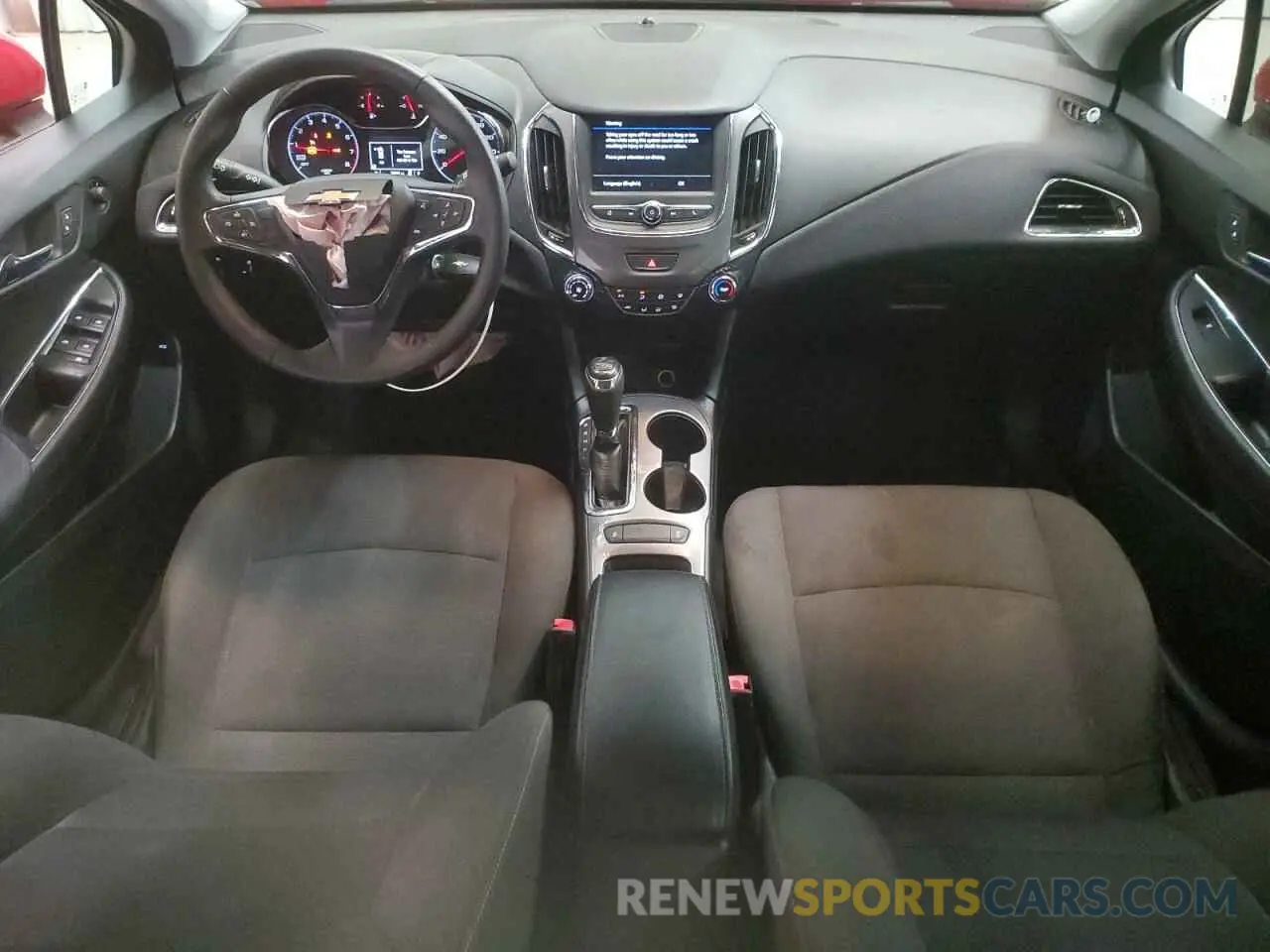 8 Photograph of a damaged car 1G1BC5SM5K7114236 CHEVROLET CRUZE 2019