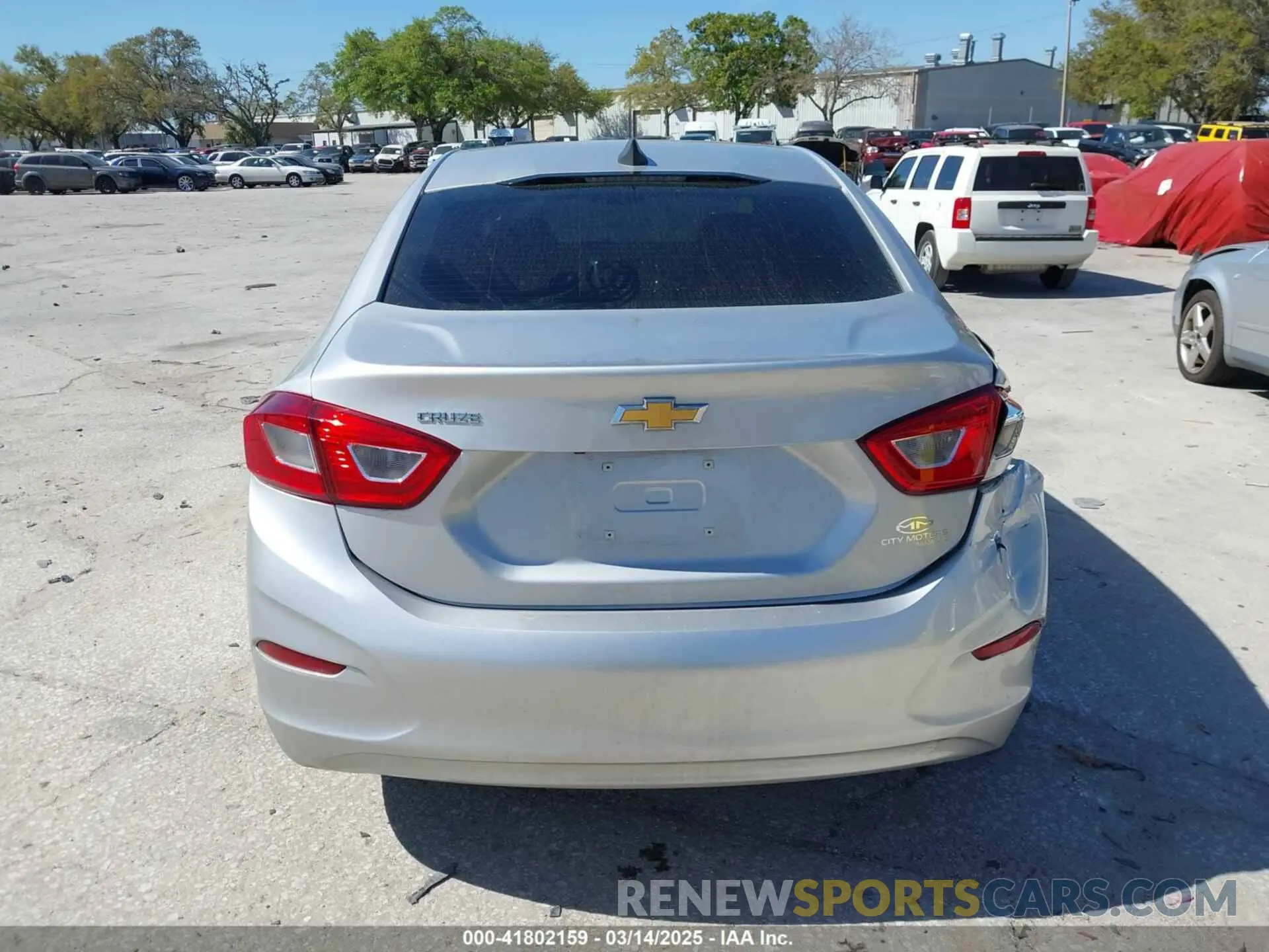 16 Photograph of a damaged car 1G1BC5SM5K7149892 CHEVROLET CRUZE 2019