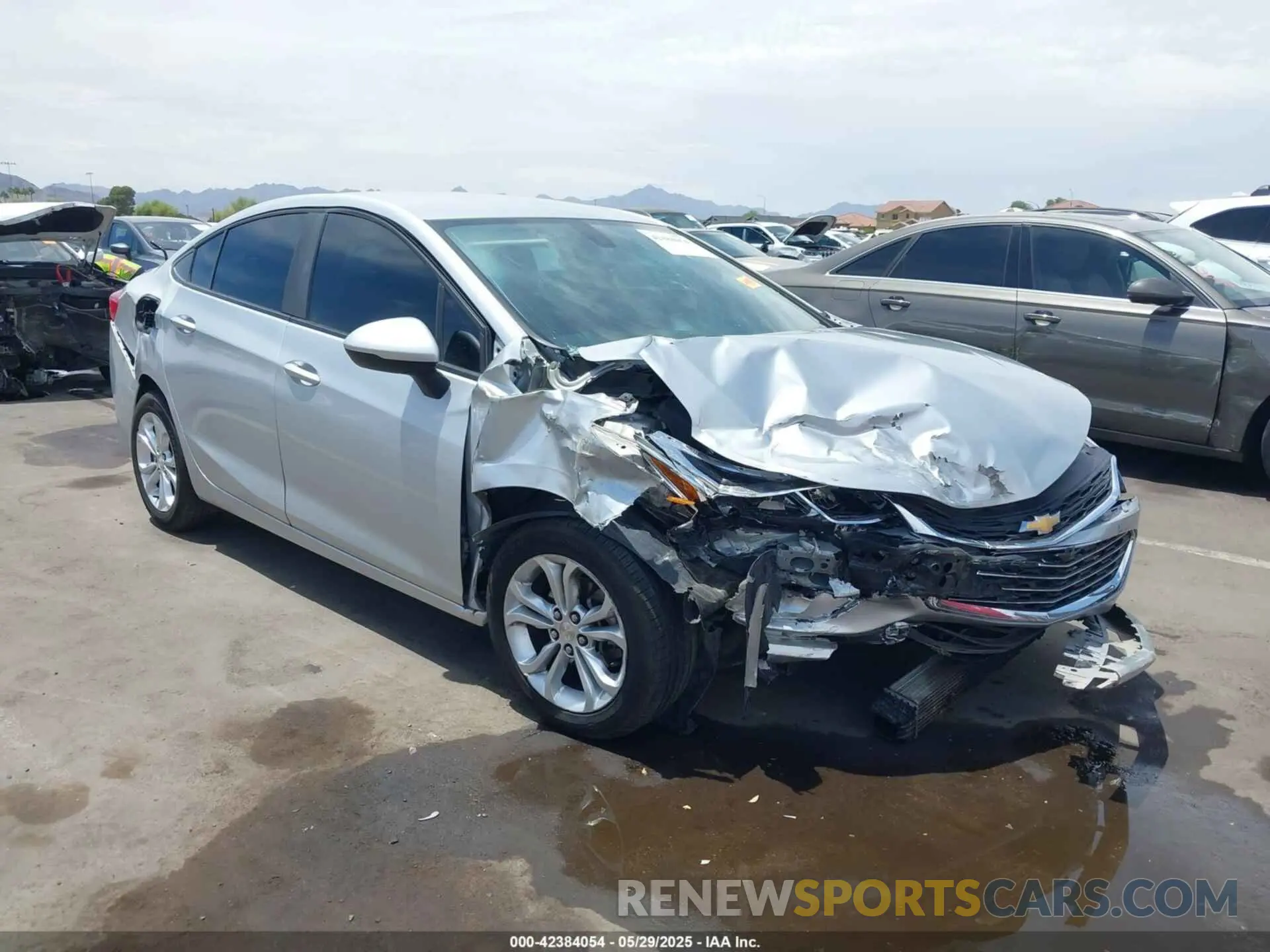 6 Photograph of a damaged car 1G1BC5SM6K7112107 CHEVROLET CRUZE 2019