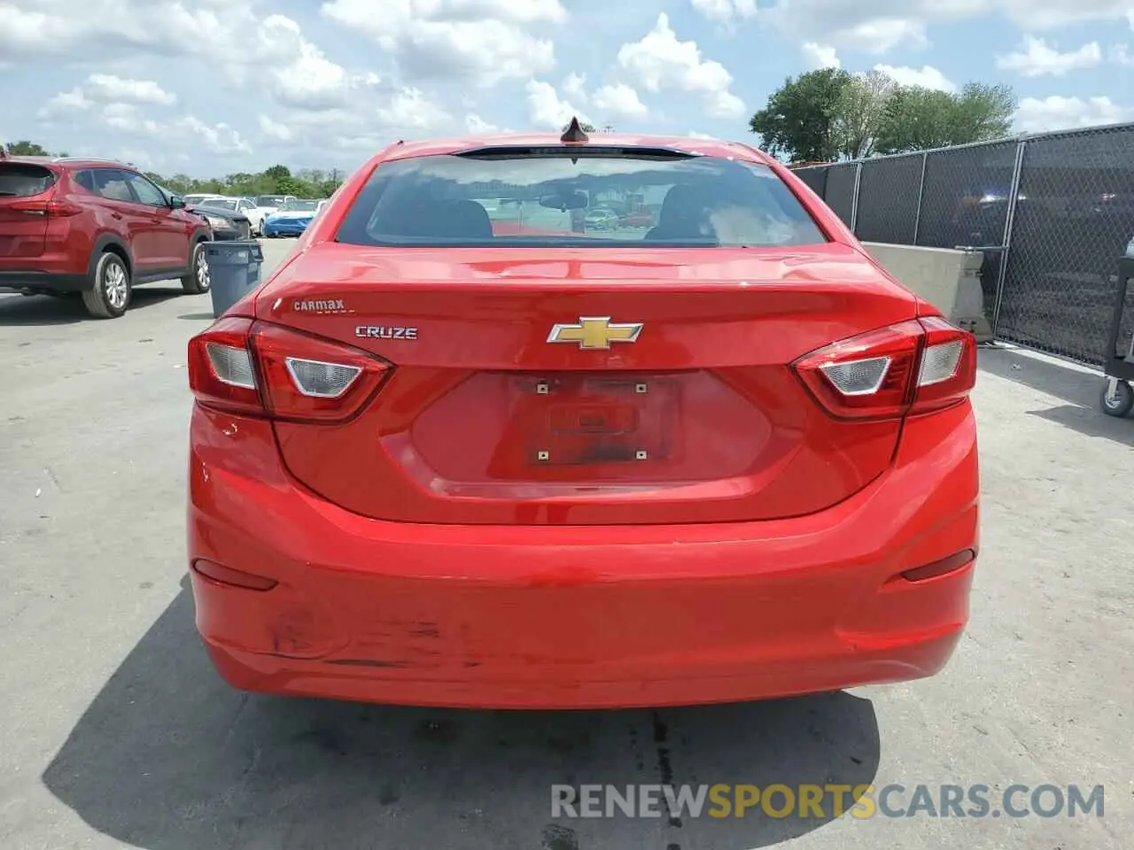 6 Photograph of a damaged car 1G1BC5SM6K7132051 CHEVROLET CRUZE 2019