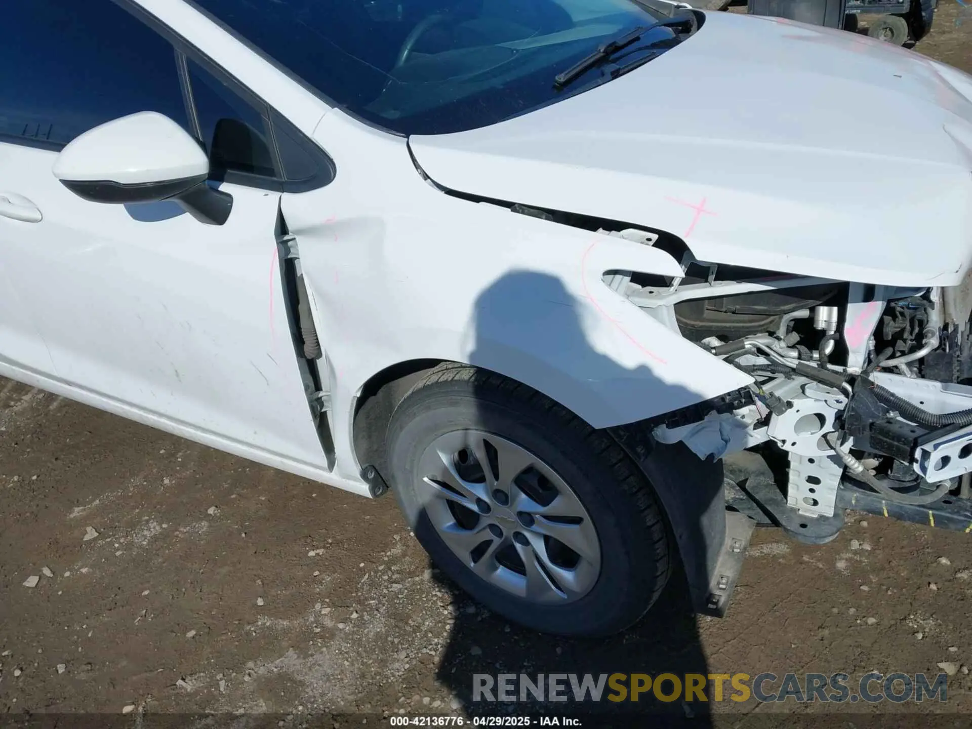 22 Photograph of a damaged car 1G1BC5SM6K7140070 CHEVROLET CRUZE 2019