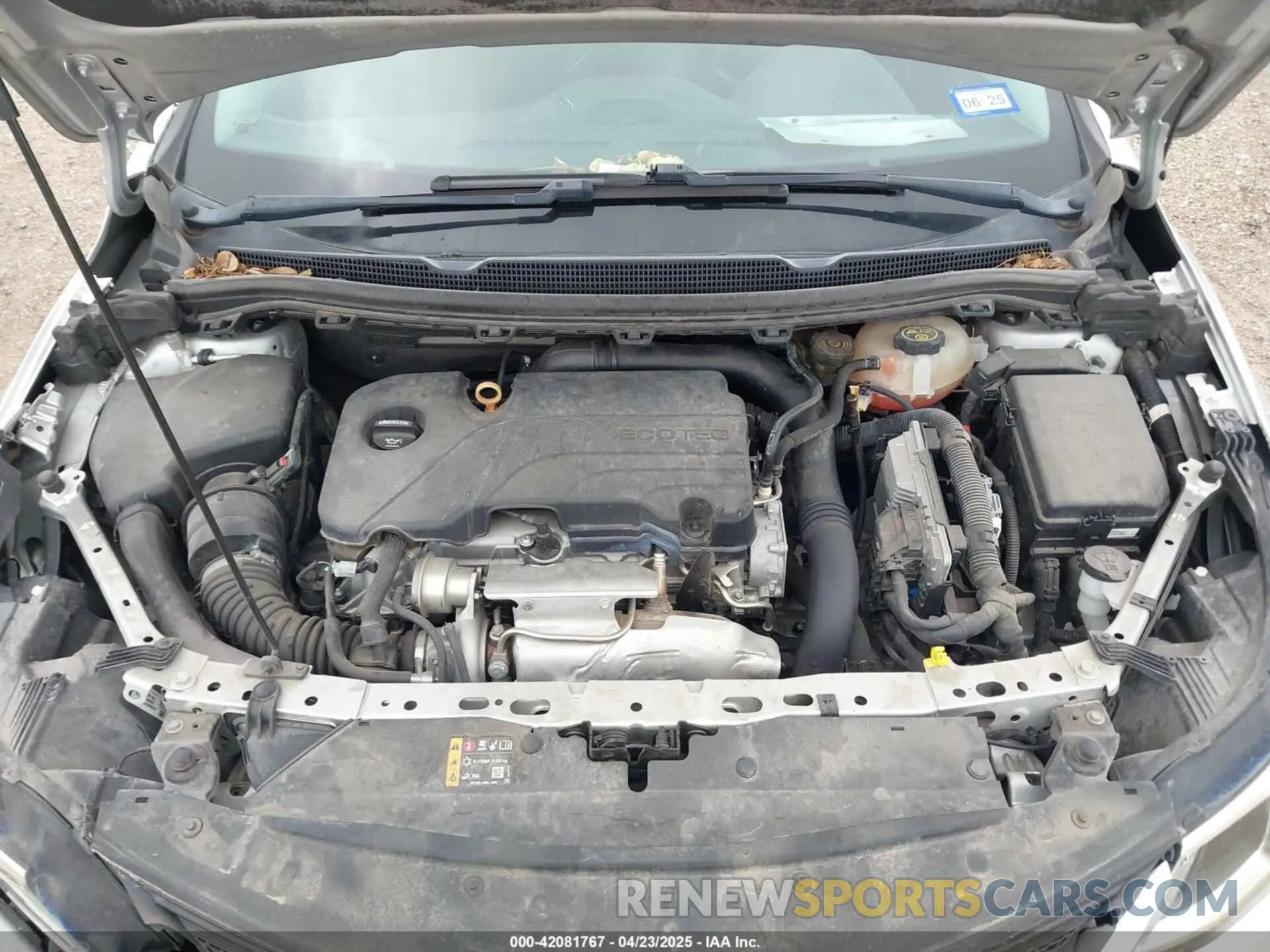 10 Photograph of a damaged car 1G1BC5SM6K7149092 CHEVROLET CRUZE 2019
