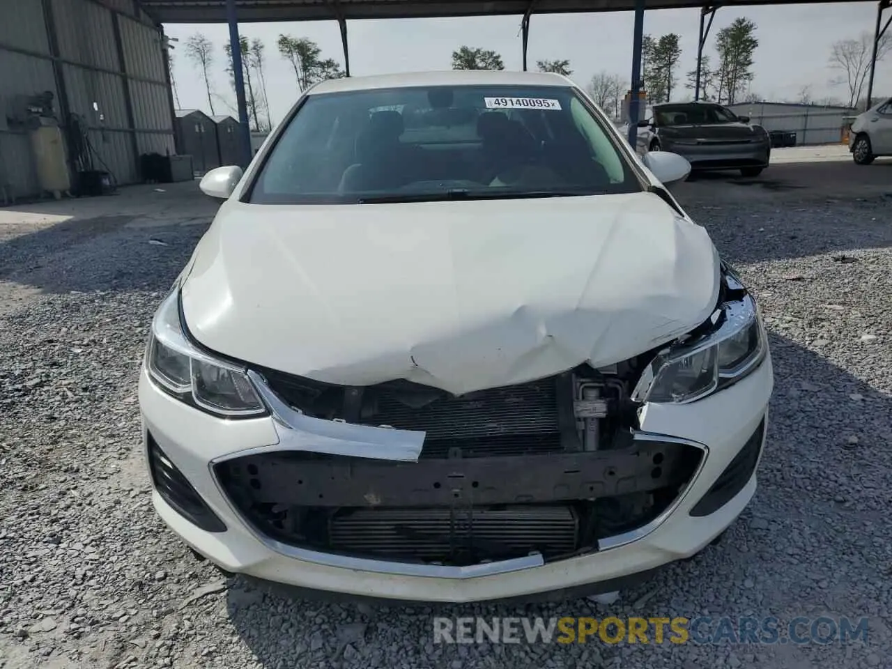 5 Photograph of a damaged car 1G1BC5SM6K7152686 CHEVROLET CRUZE 2019