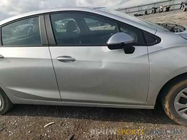 11 Photograph of a damaged car 1G1BC5SM7K7101486 CHEVROLET CRUZE 2019