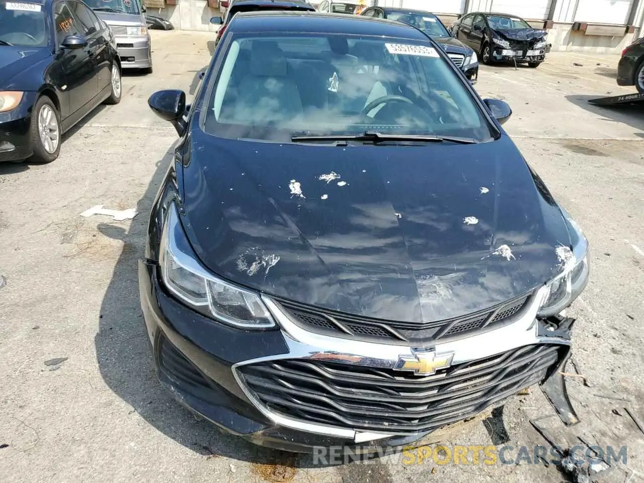 5 Photograph of a damaged car 1G1BC5SM7K7103660 CHEVROLET CRUZE 2019