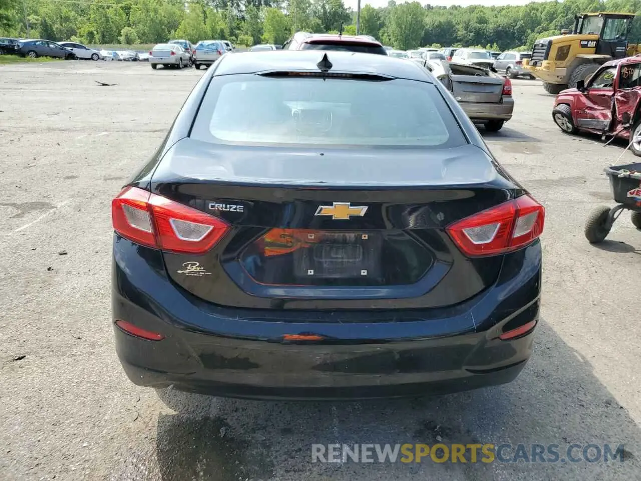 6 Photograph of a damaged car 1G1BC5SM7K7103660 CHEVROLET CRUZE 2019