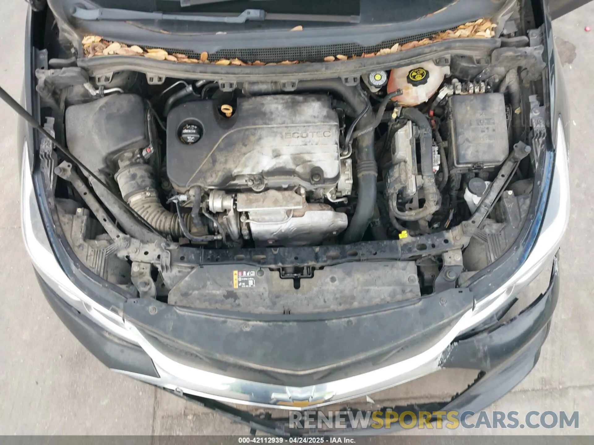 10 Photograph of a damaged car 1G1BC5SM7K7120507 CHEVROLET CRUZE 2019