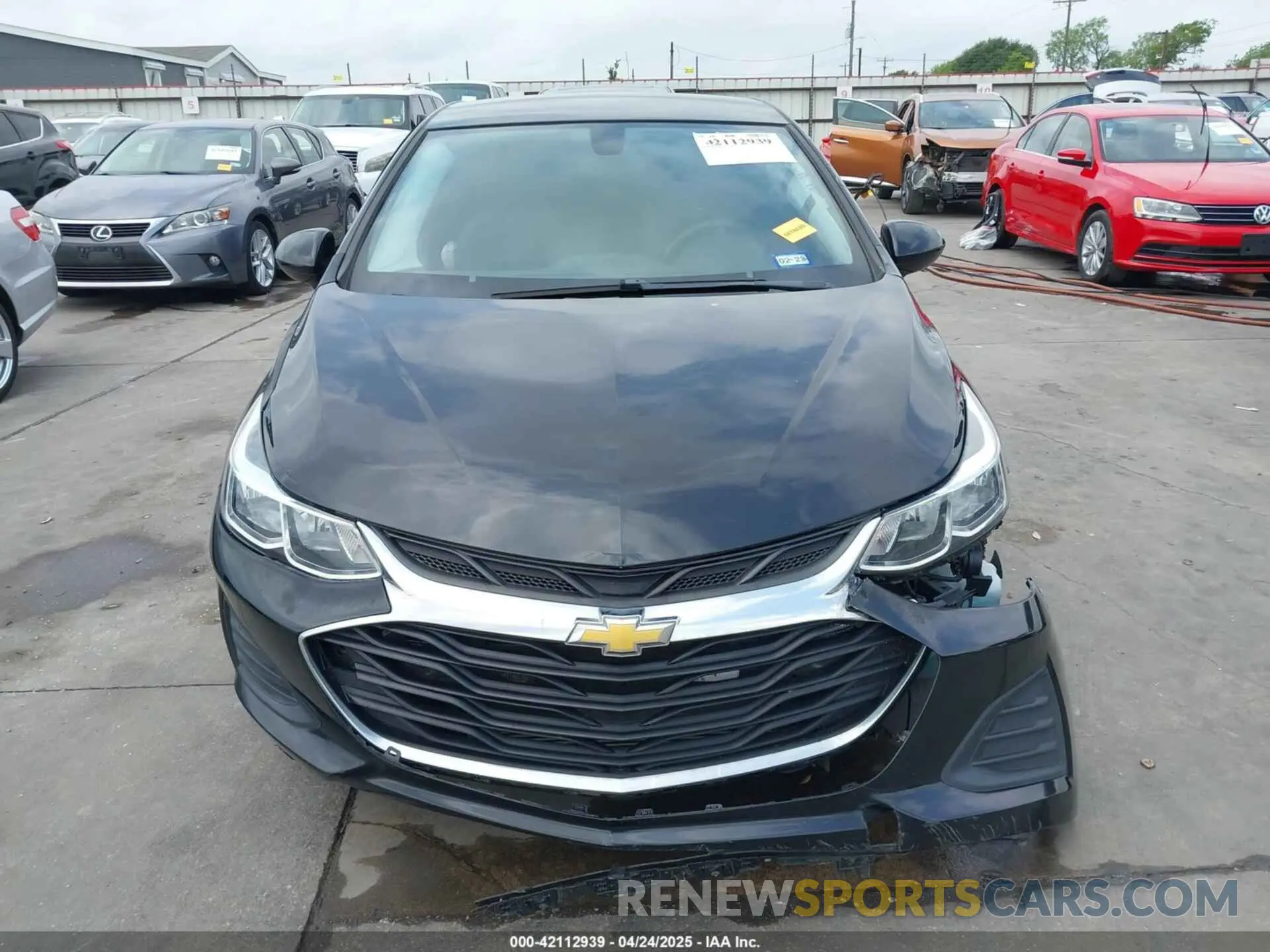 12 Photograph of a damaged car 1G1BC5SM7K7120507 CHEVROLET CRUZE 2019