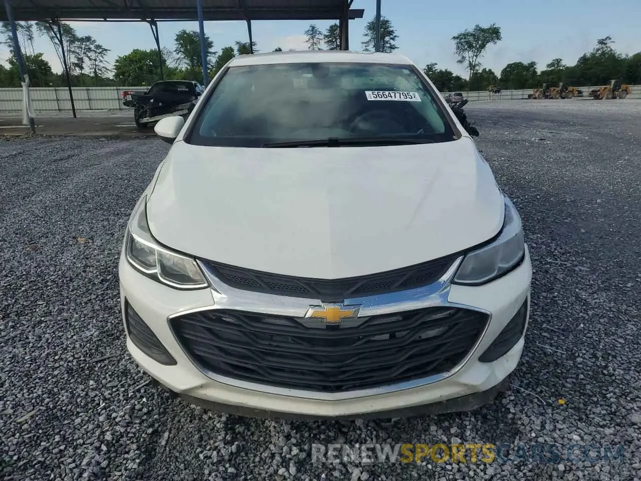 5 Photograph of a damaged car 1G1BC5SM7K7125609 CHEVROLET CRUZE 2019