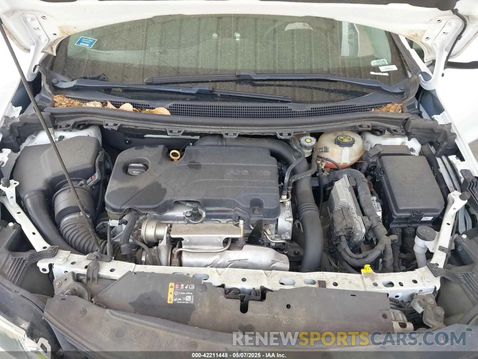 10 Photograph of a damaged car 1G1BC5SM7K7151417 CHEVROLET CRUZE 2019