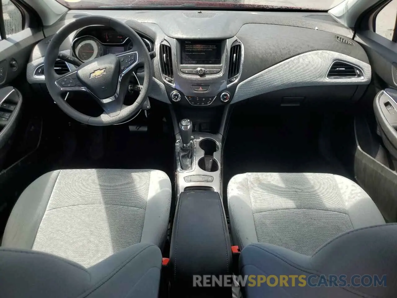 8 Photograph of a damaged car 1G1BC5SM8K7100816 CHEVROLET CRUZE 2019