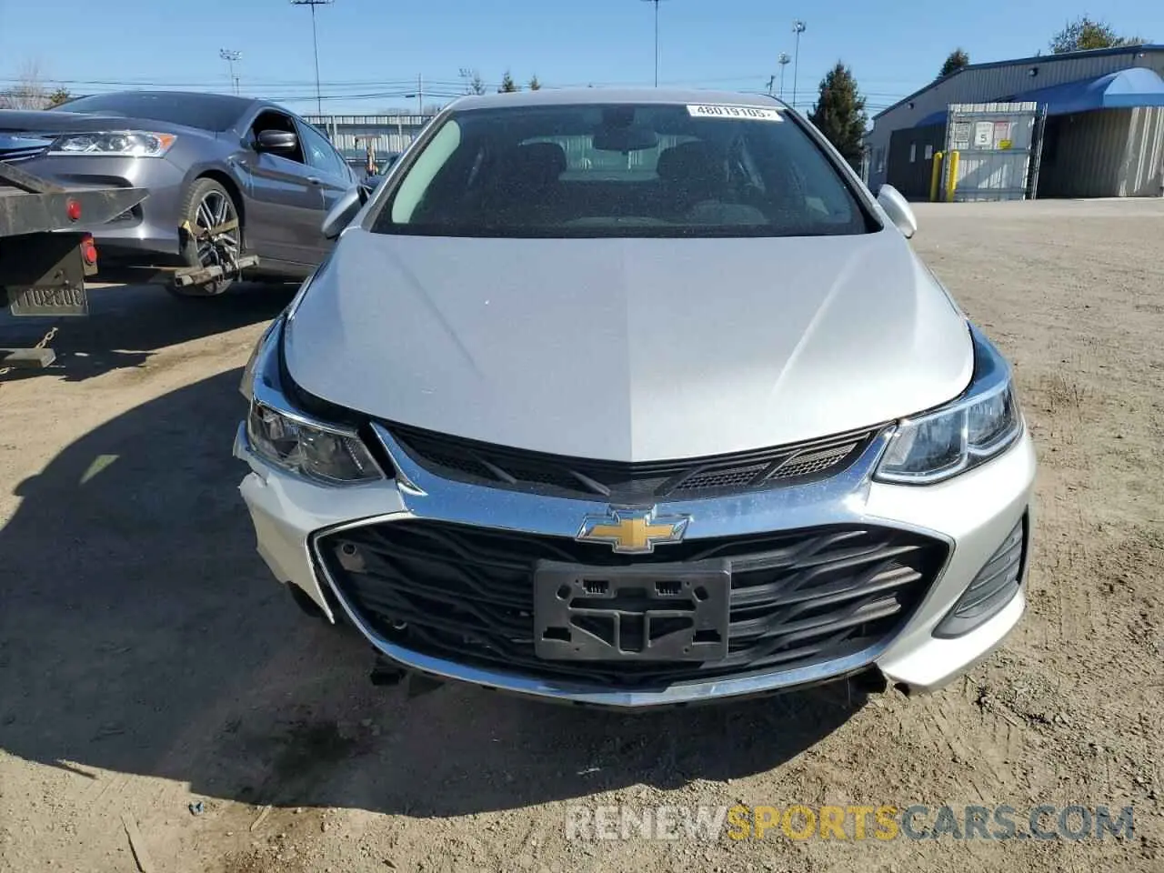 5 Photograph of a damaged car 1G1BC5SM8K7133301 CHEVROLET CRUZE 2019