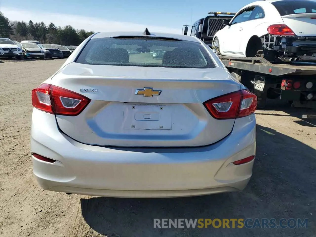 6 Photograph of a damaged car 1G1BC5SM8K7133301 CHEVROLET CRUZE 2019