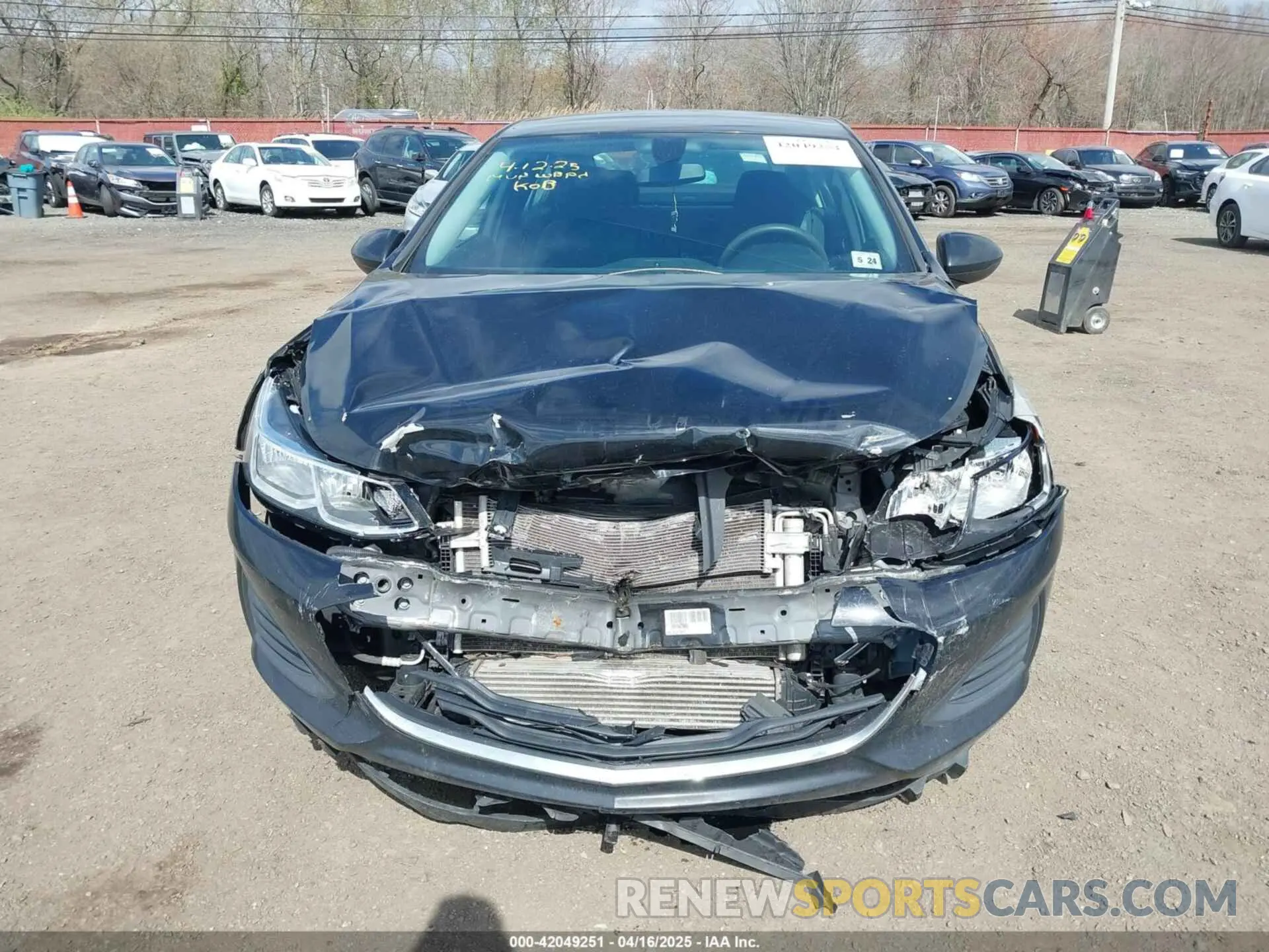 12 Photograph of a damaged car 1G1BC5SM8K7151216 CHEVROLET CRUZE 2019