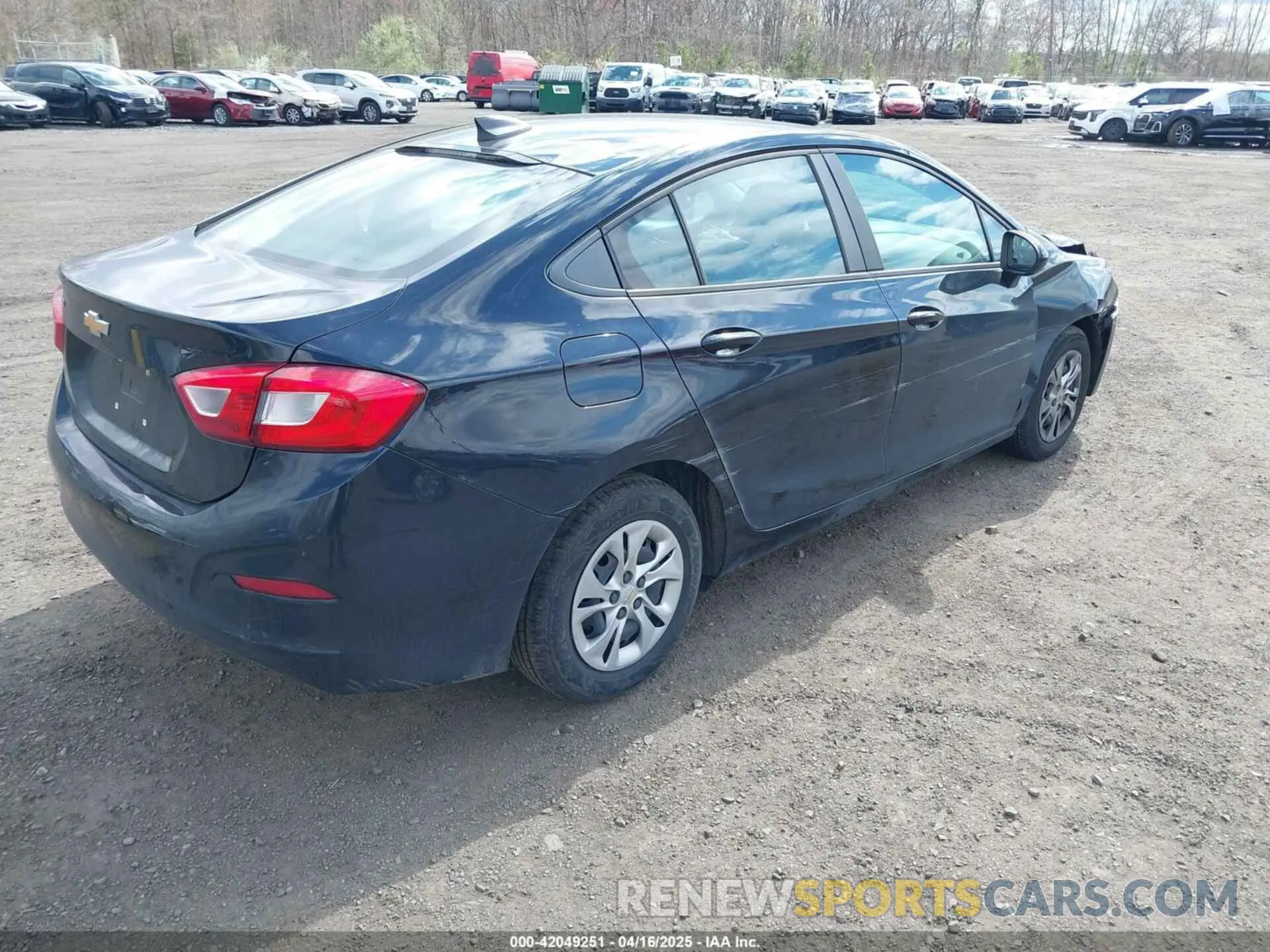 4 Photograph of a damaged car 1G1BC5SM8K7151216 CHEVROLET CRUZE 2019