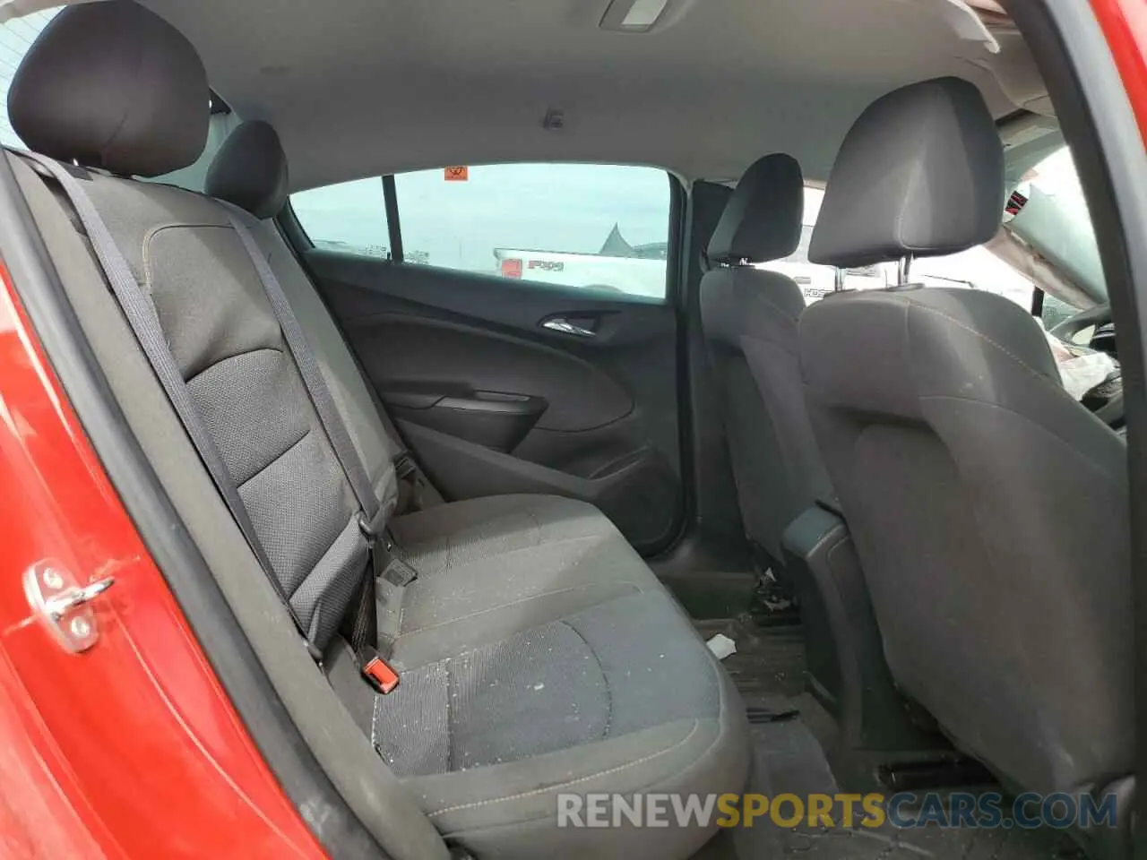 10 Photograph of a damaged car 1G1BC5SM9K7126633 CHEVROLET CRUZE 2019
