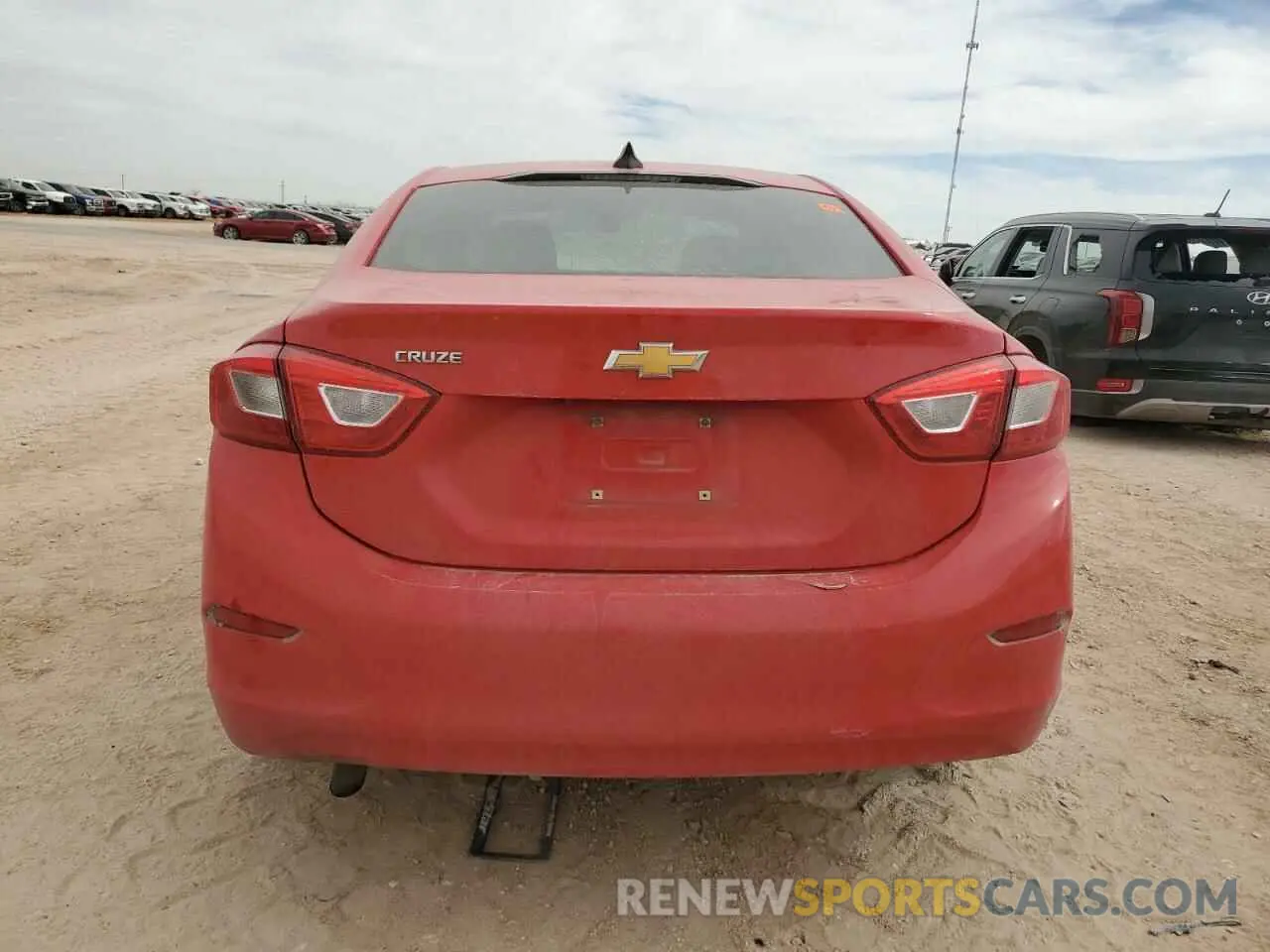 6 Photograph of a damaged car 1G1BC5SM9K7126633 CHEVROLET CRUZE 2019
