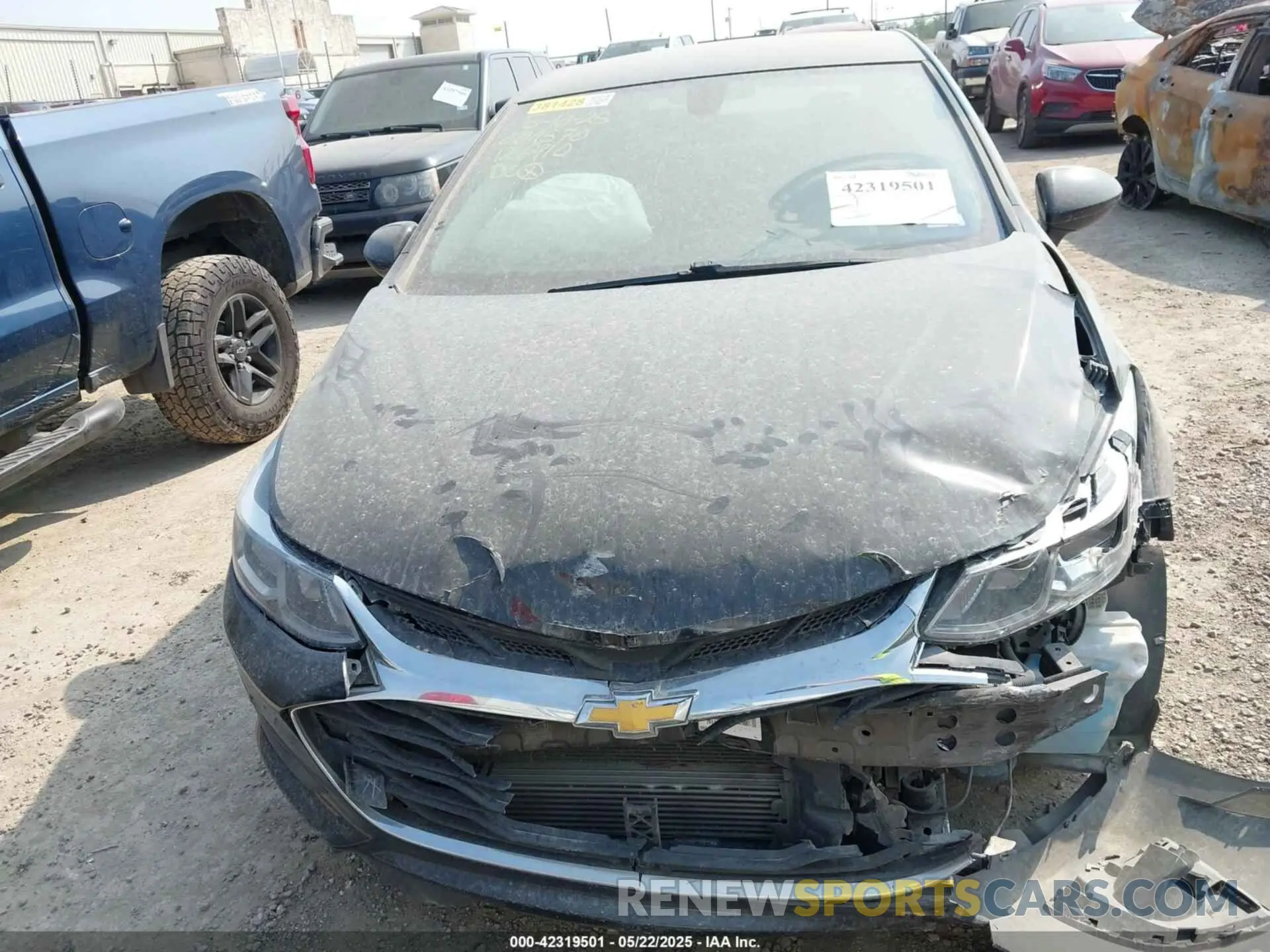 11 Photograph of a damaged car 1G1BC5SM9K7126910 CHEVROLET CRUZE 2019