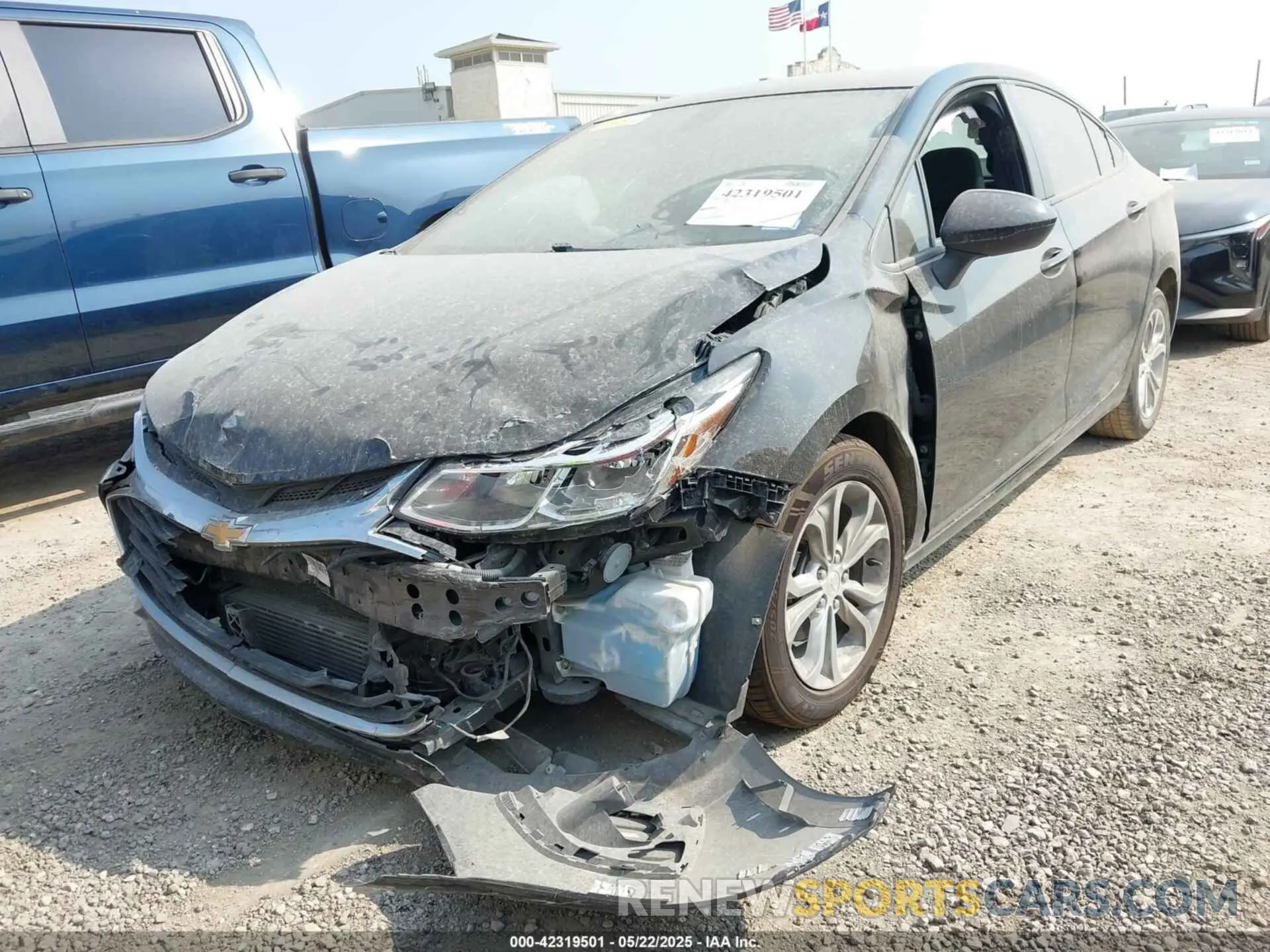 6 Photograph of a damaged car 1G1BC5SM9K7126910 CHEVROLET CRUZE 2019