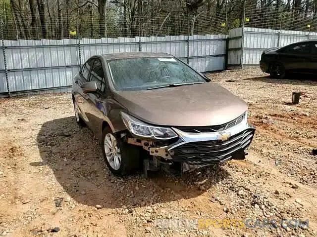 10 Photograph of a damaged car 1G1BC5SM9K7137423 CHEVROLET CRUZE 2019