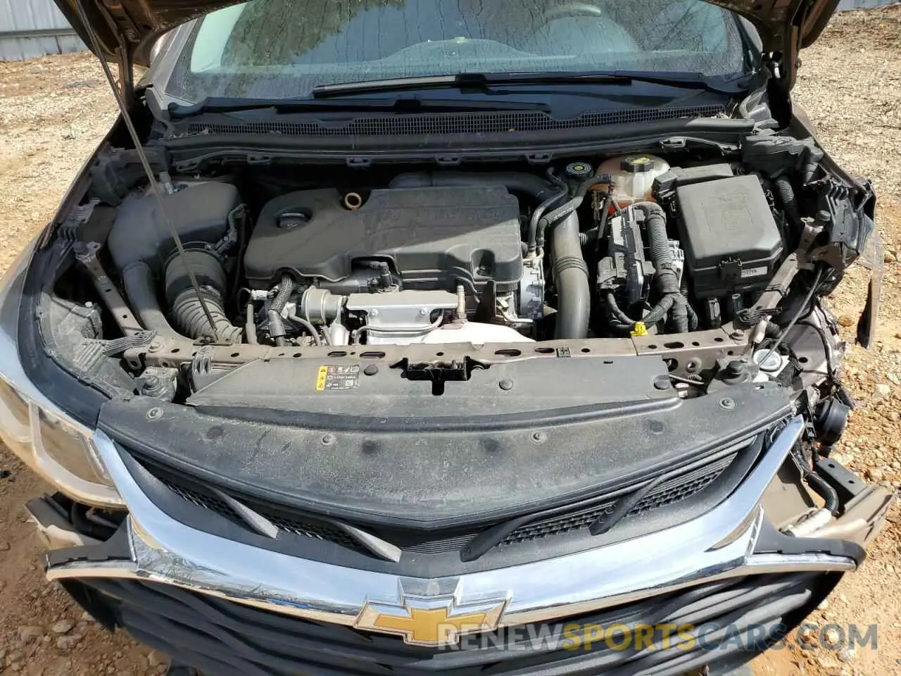 13 Photograph of a damaged car 1G1BC5SM9K7137423 CHEVROLET CRUZE 2019