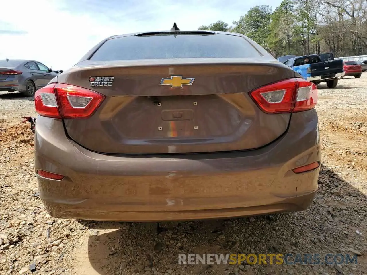6 Photograph of a damaged car 1G1BC5SM9K7137423 CHEVROLET CRUZE 2019