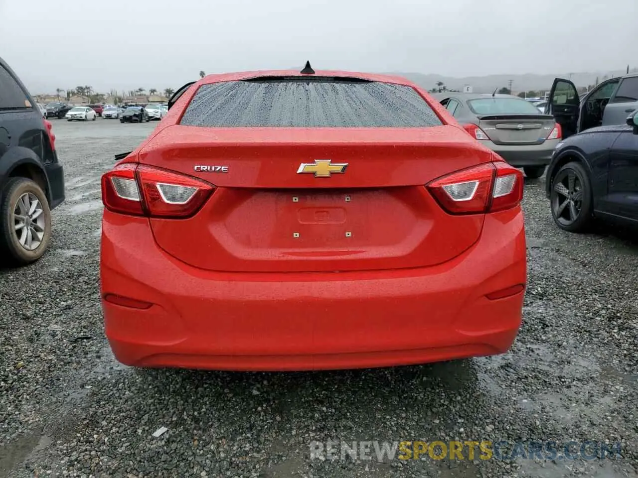 6 Photograph of a damaged car 1G1BC5SM9K7142153 CHEVROLET CRUZE 2019