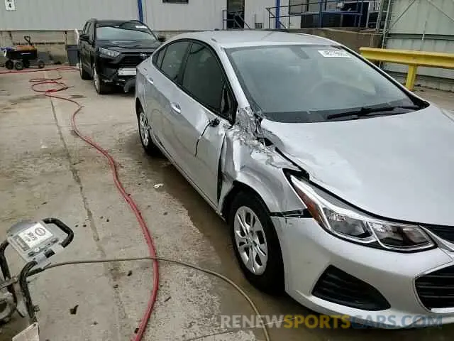 13 Photograph of a damaged car 1G1BC5SM9K7145554 CHEVROLET CRUZE 2019