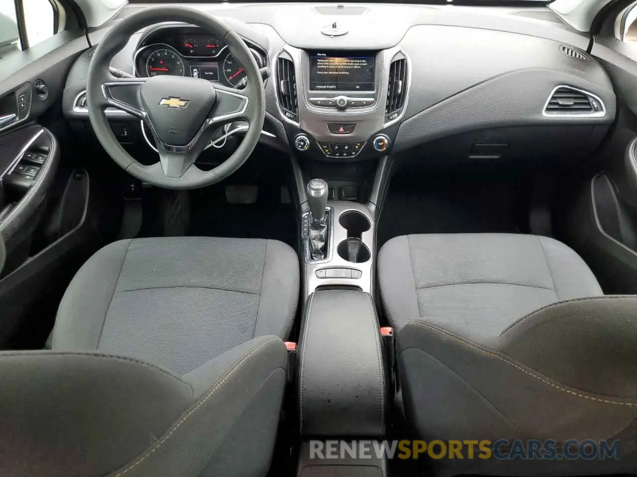 8 Photograph of a damaged car 1G1BC5SM9K7145554 CHEVROLET CRUZE 2019