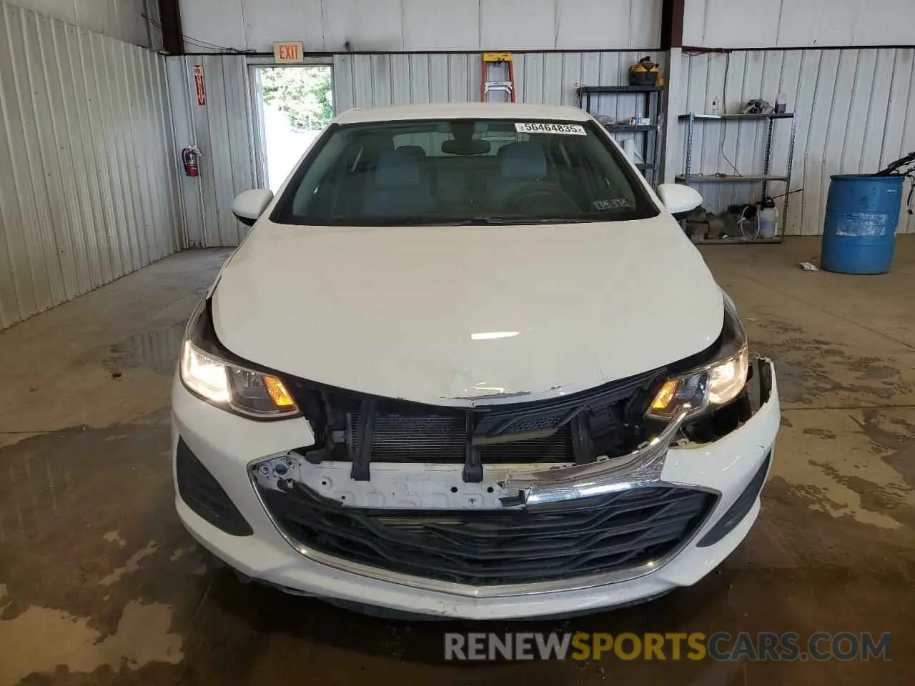 5 Photograph of a damaged car 1G1BC5SMXK7111073 CHEVROLET CRUZE 2019