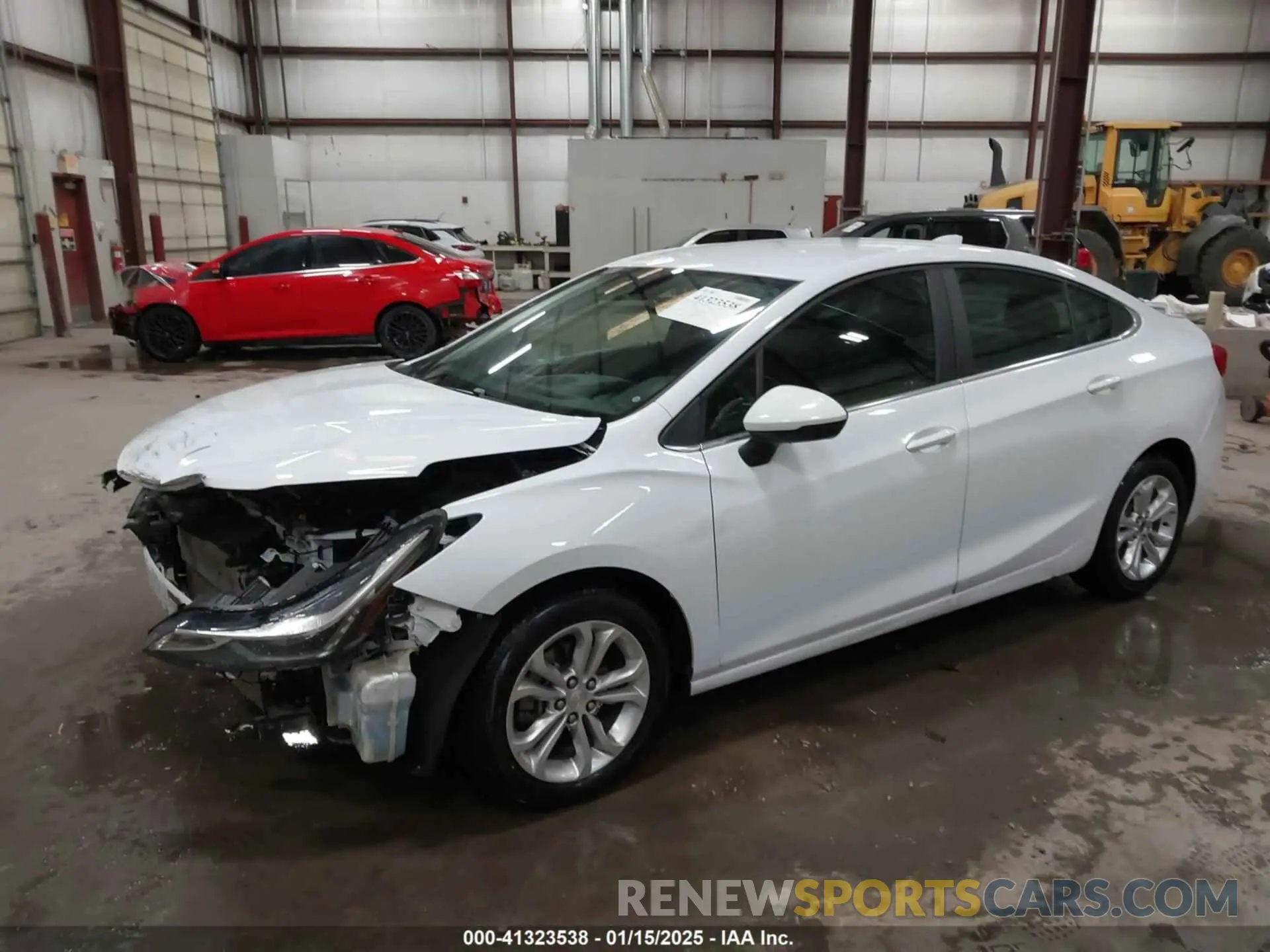 2 Photograph of a damaged car 1G1BE5SM0K7104689 CHEVROLET CRUZE 2019