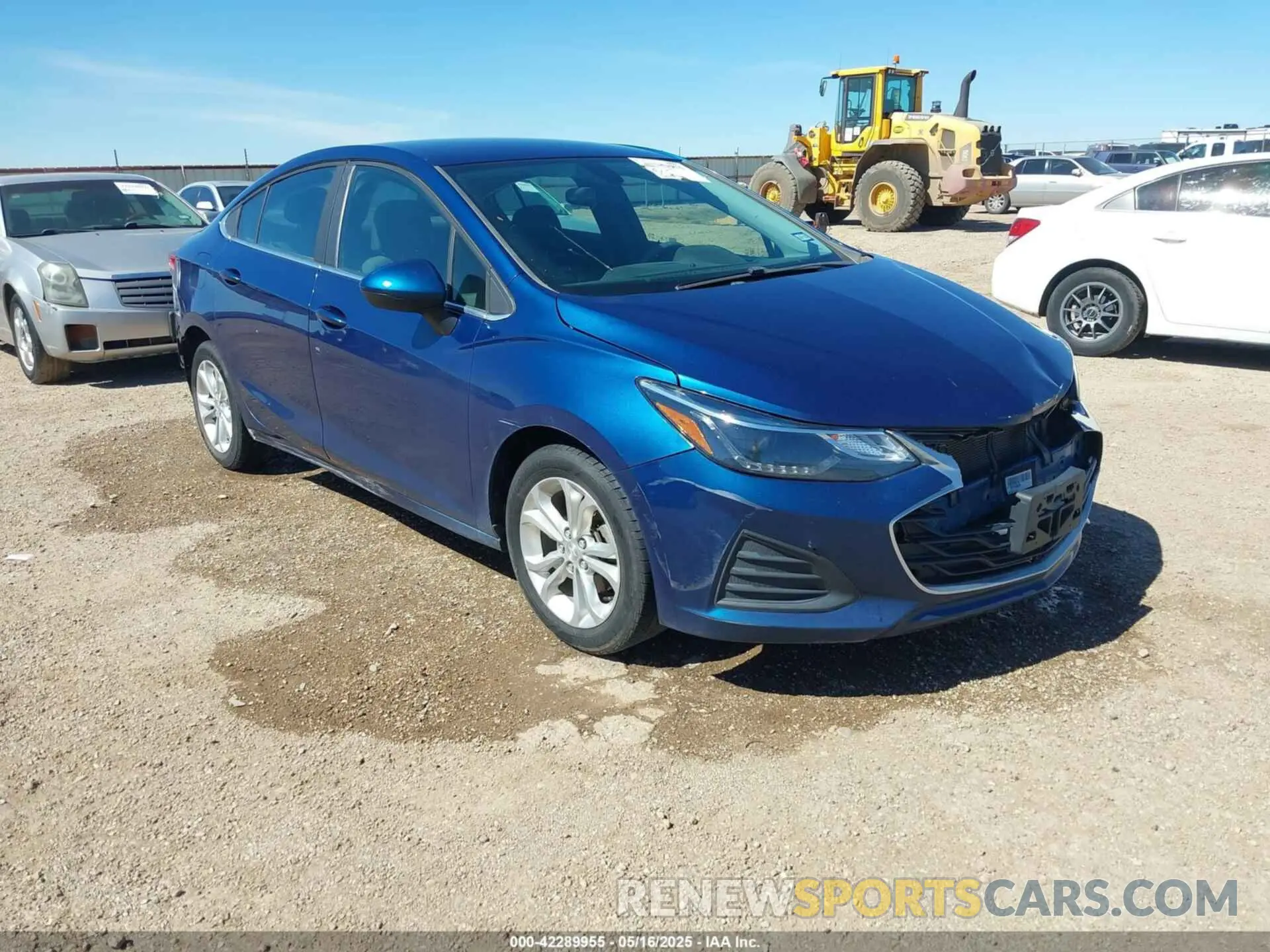 1 Photograph of a damaged car 1G1BE5SM0K7114963 CHEVROLET CRUZE 2019