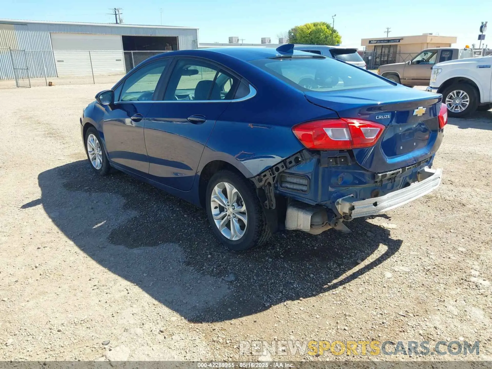 3 Photograph of a damaged car 1G1BE5SM0K7114963 CHEVROLET CRUZE 2019