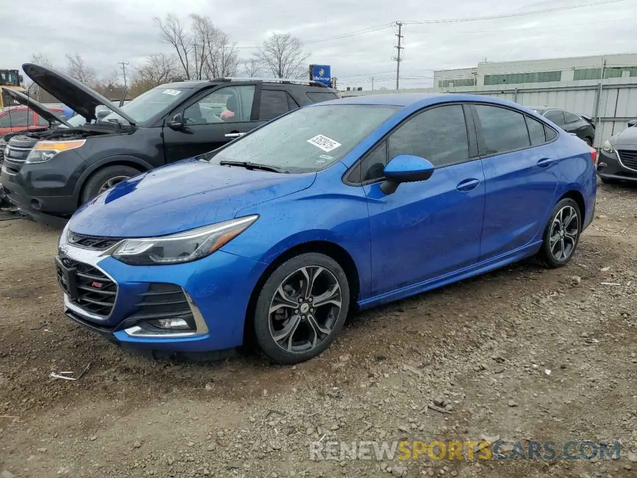 1 Photograph of a damaged car 1G1BE5SM0K7137000 CHEVROLET CRUZE 2019