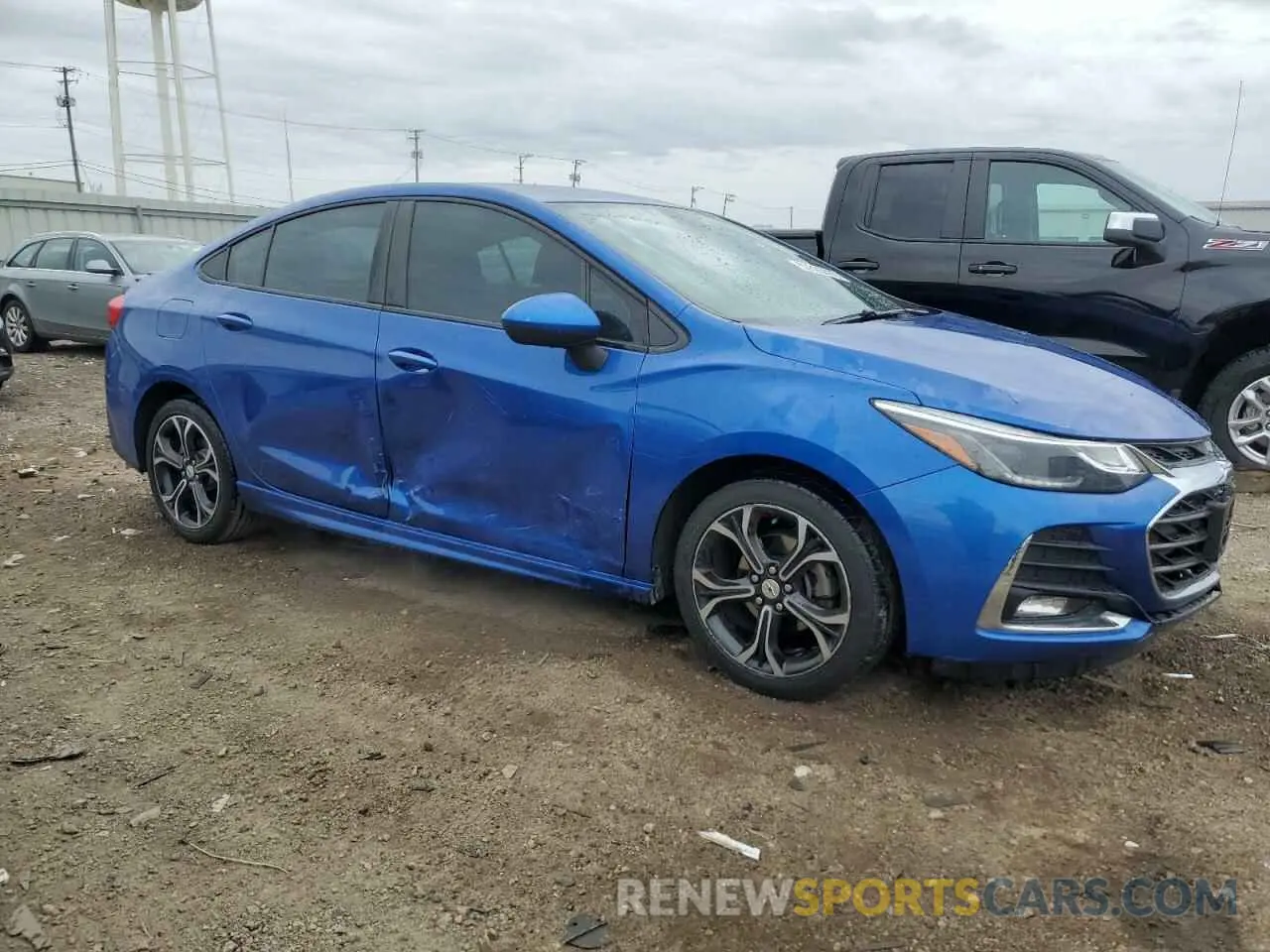 4 Photograph of a damaged car 1G1BE5SM0K7137000 CHEVROLET CRUZE 2019