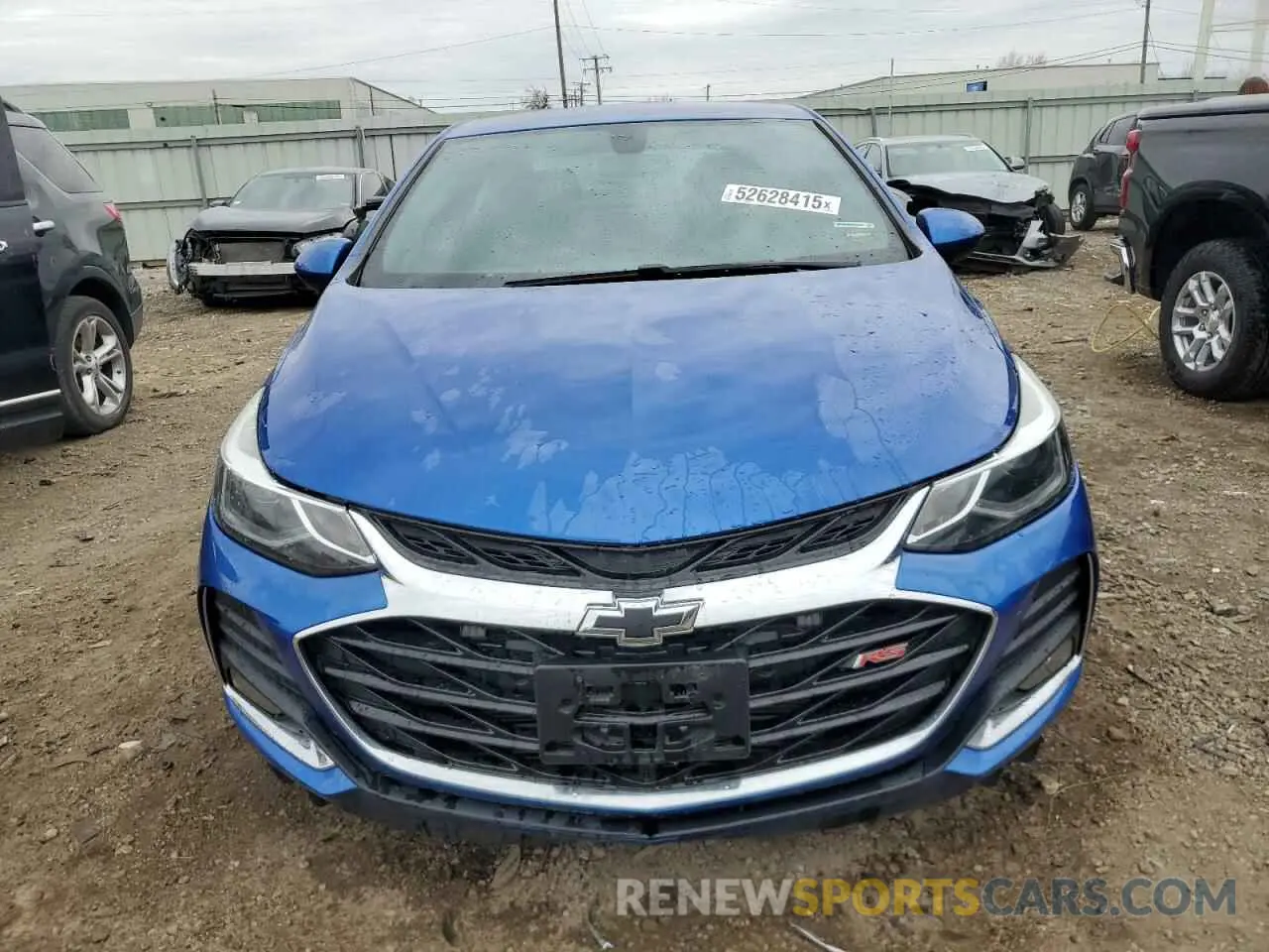 5 Photograph of a damaged car 1G1BE5SM0K7137000 CHEVROLET CRUZE 2019