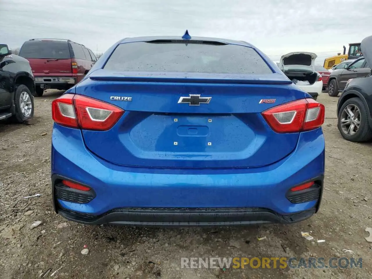 6 Photograph of a damaged car 1G1BE5SM0K7137000 CHEVROLET CRUZE 2019