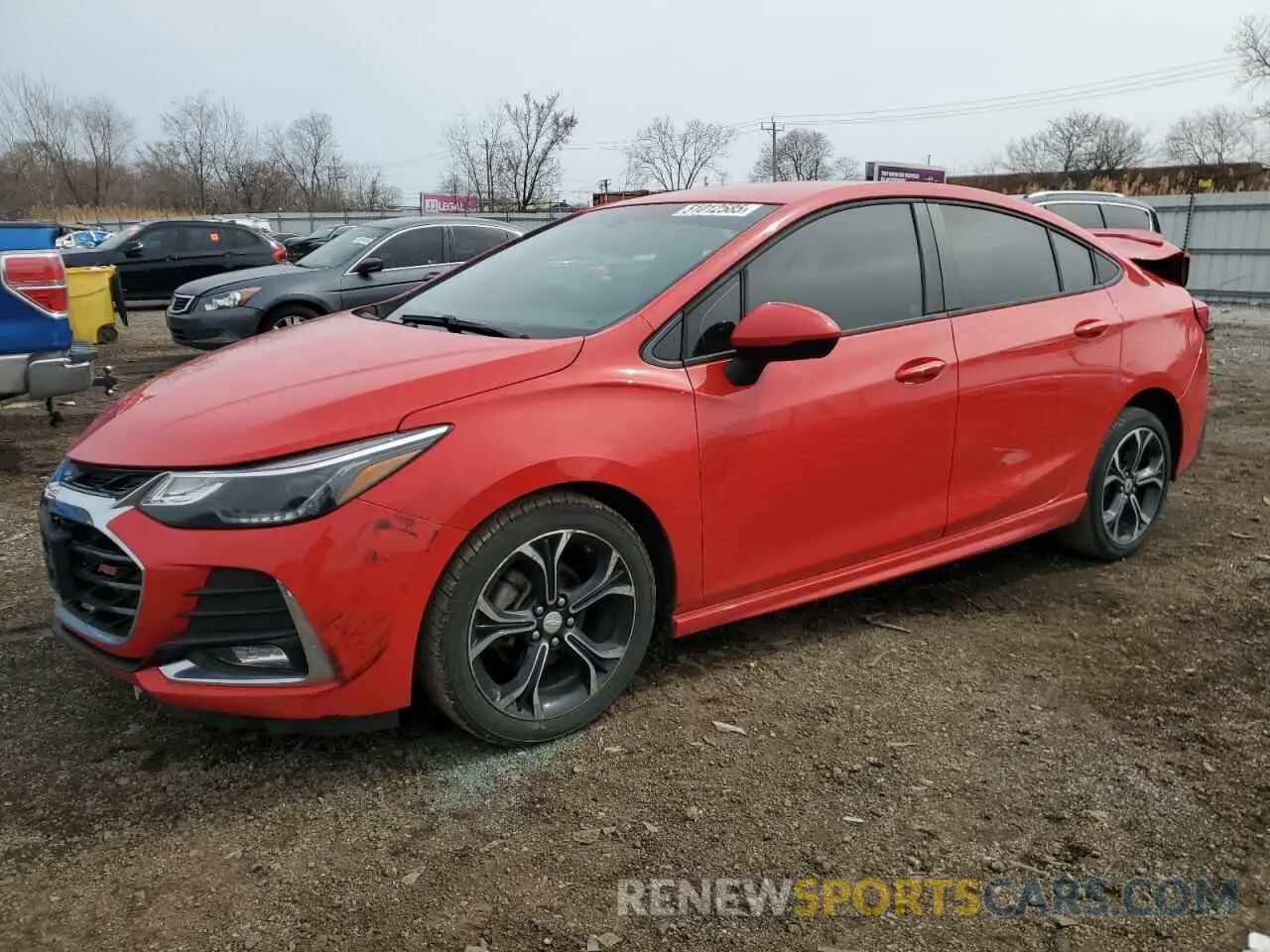 1 Photograph of a damaged car 1G1BE5SM1K7104863 CHEVROLET CRUZE 2019