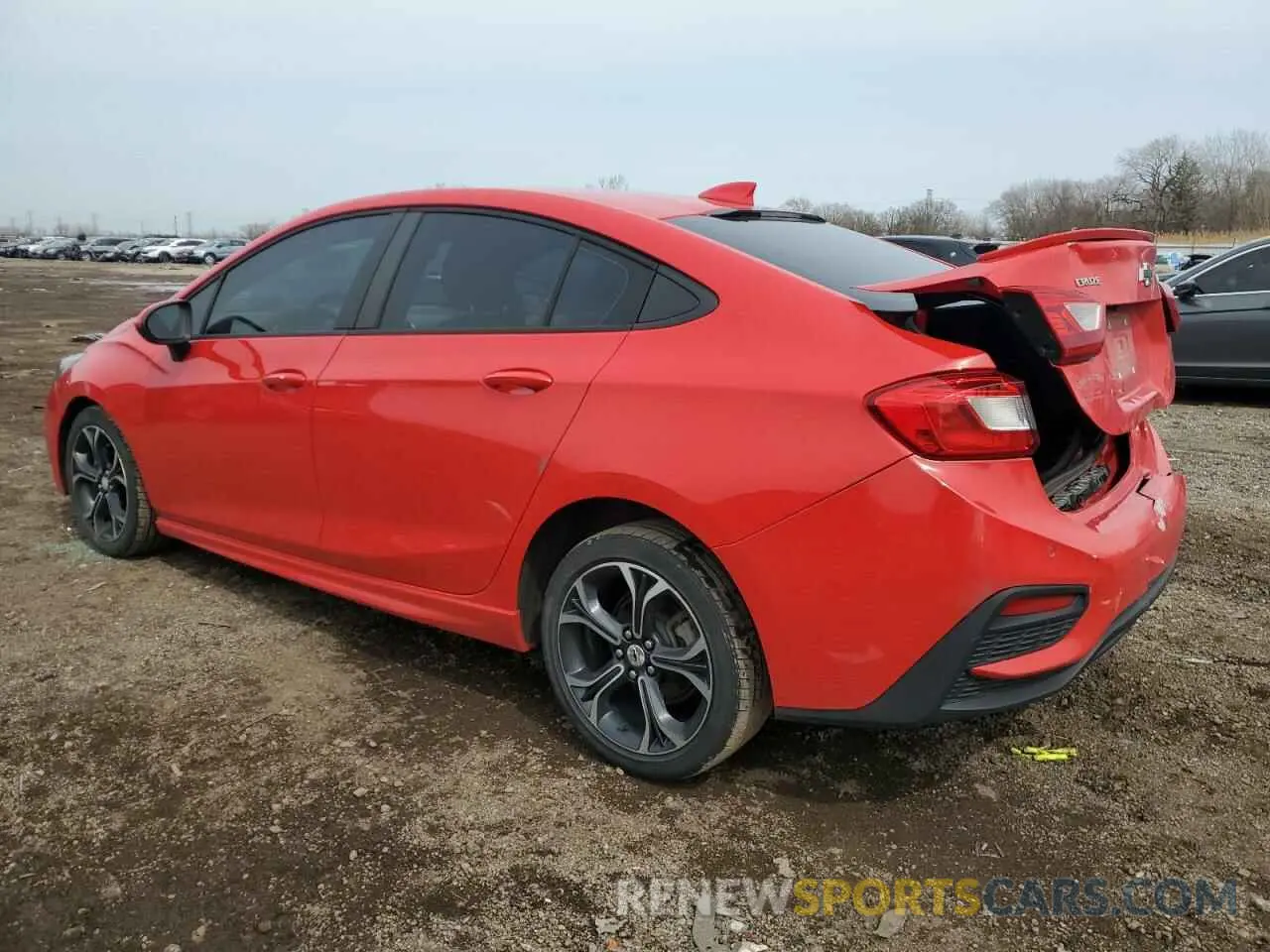 2 Photograph of a damaged car 1G1BE5SM1K7104863 CHEVROLET CRUZE 2019