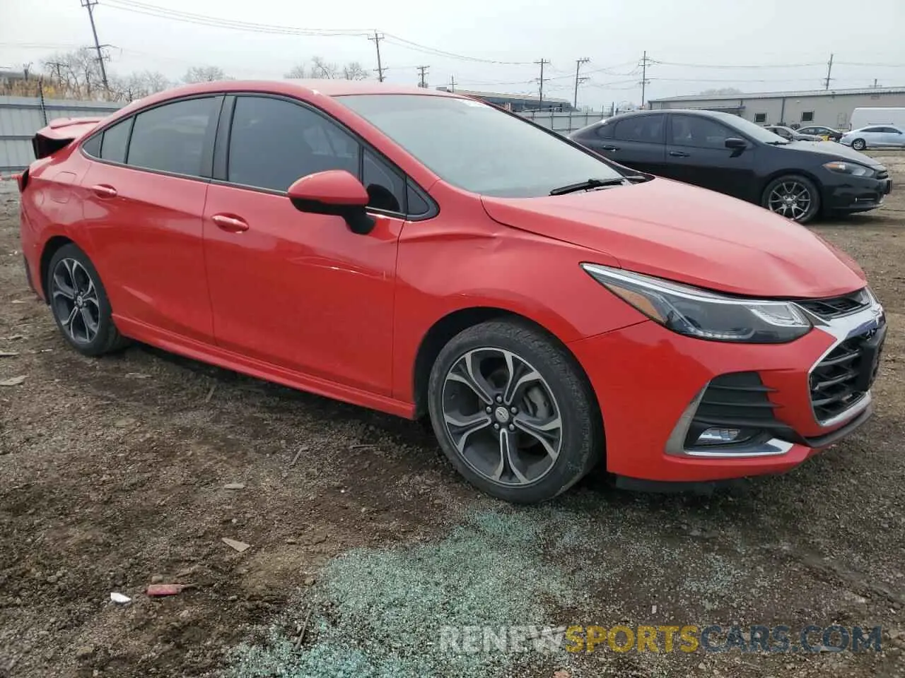 4 Photograph of a damaged car 1G1BE5SM1K7104863 CHEVROLET CRUZE 2019