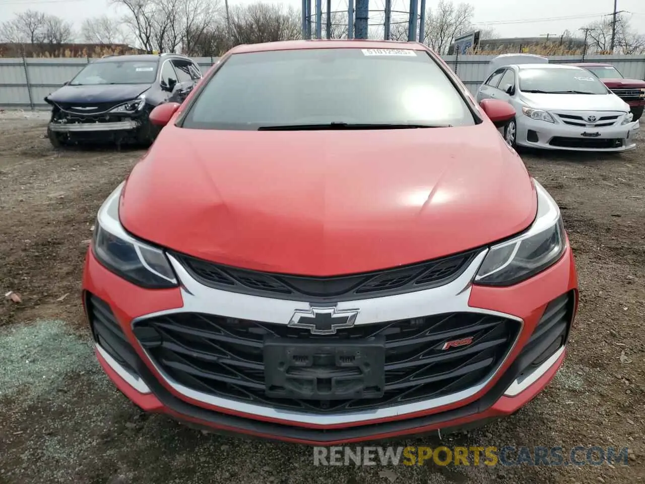 5 Photograph of a damaged car 1G1BE5SM1K7104863 CHEVROLET CRUZE 2019