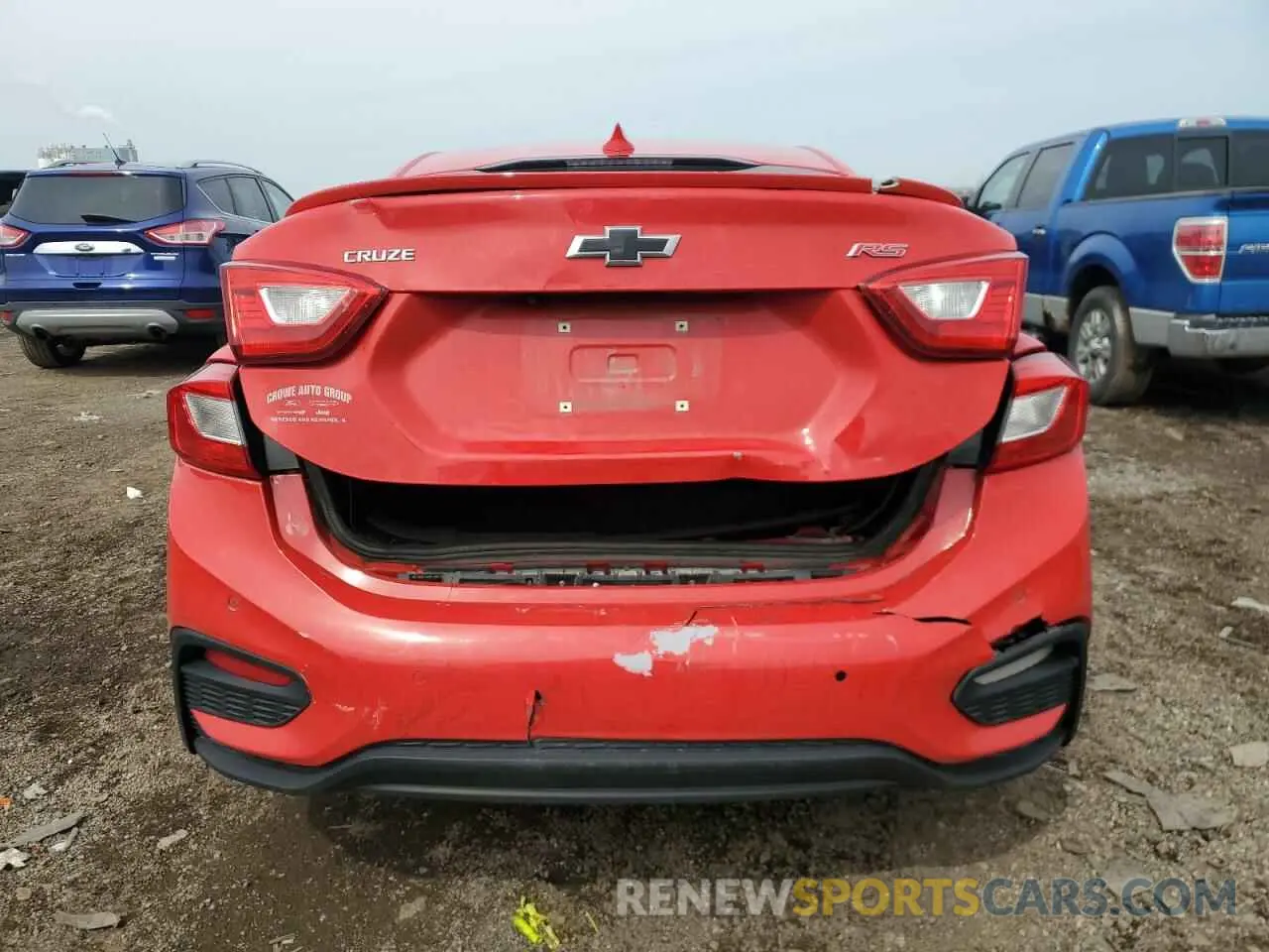 6 Photograph of a damaged car 1G1BE5SM1K7104863 CHEVROLET CRUZE 2019