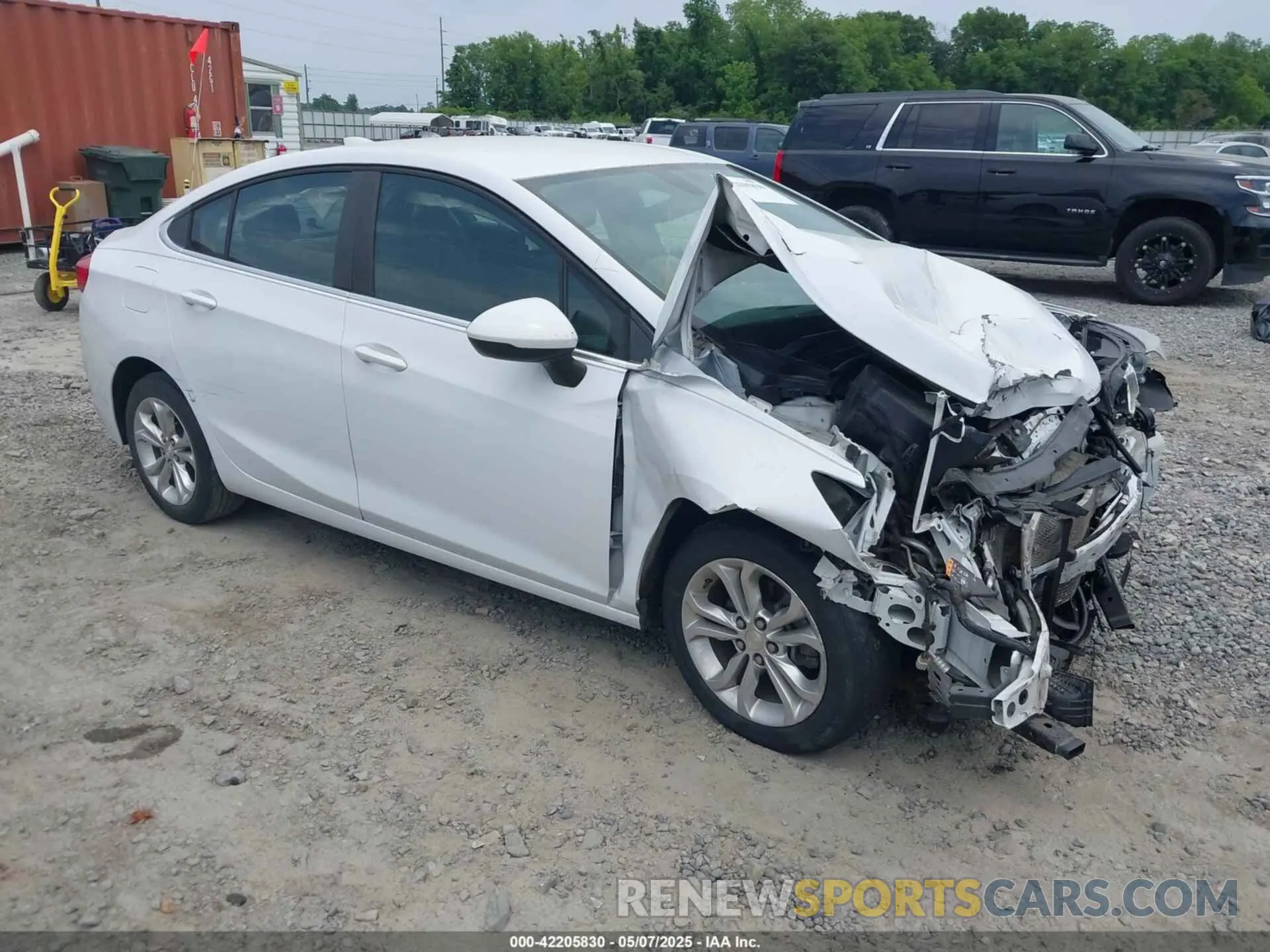 1 Photograph of a damaged car 1G1BE5SM1K7115779 CHEVROLET CRUZE 2019